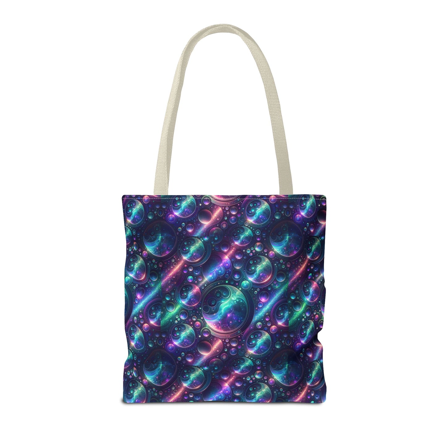 Iridescent Tech Fusion Tech-Forward Streetwear Tote Bag - 8404 Design-51