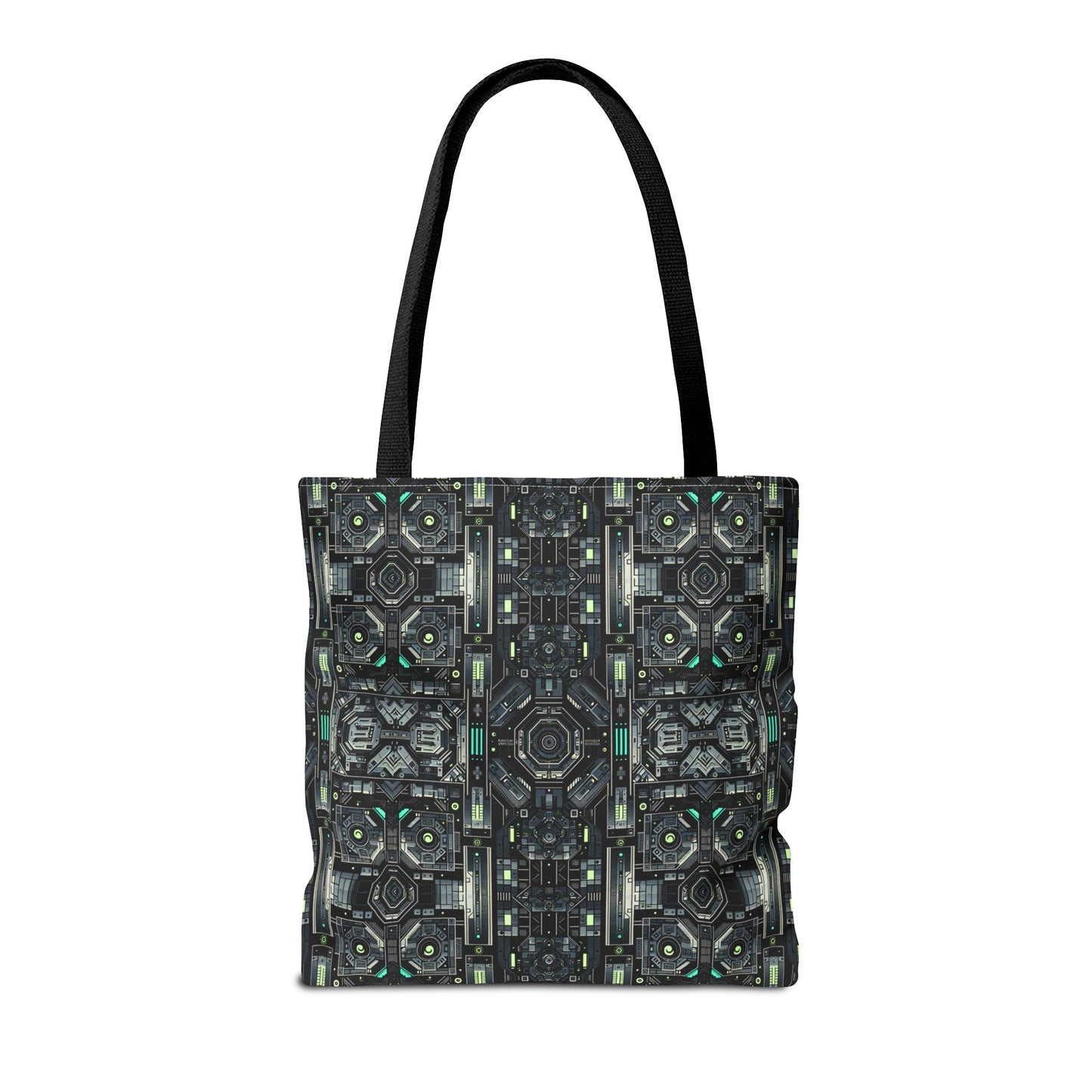 Tech Noir Tech-Forward Minimalism Tote Bag - 8404 Design-52