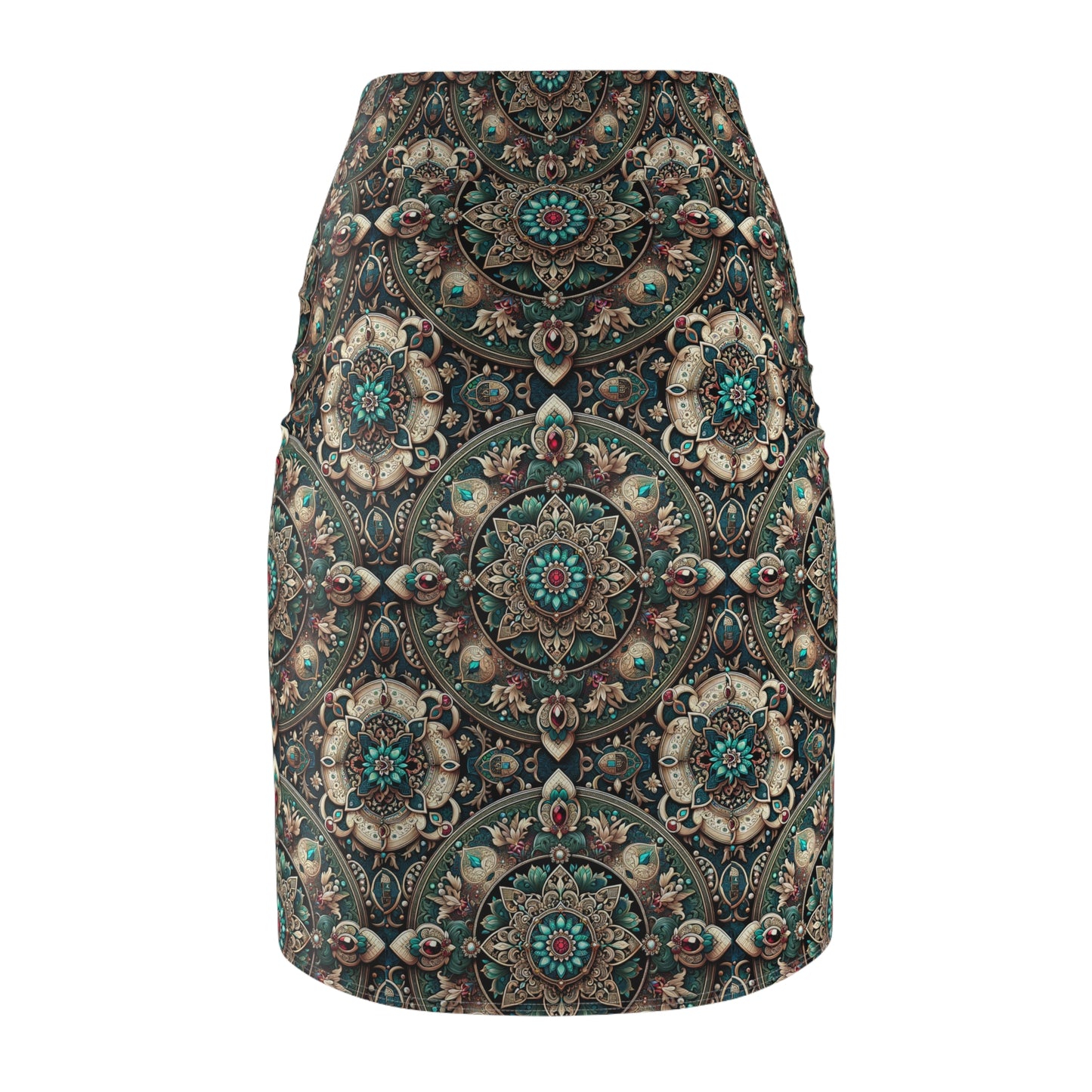 Neo-Dandyism Modern Dandy Streetwear Women's Pencil Skirt - 8404 Design-56