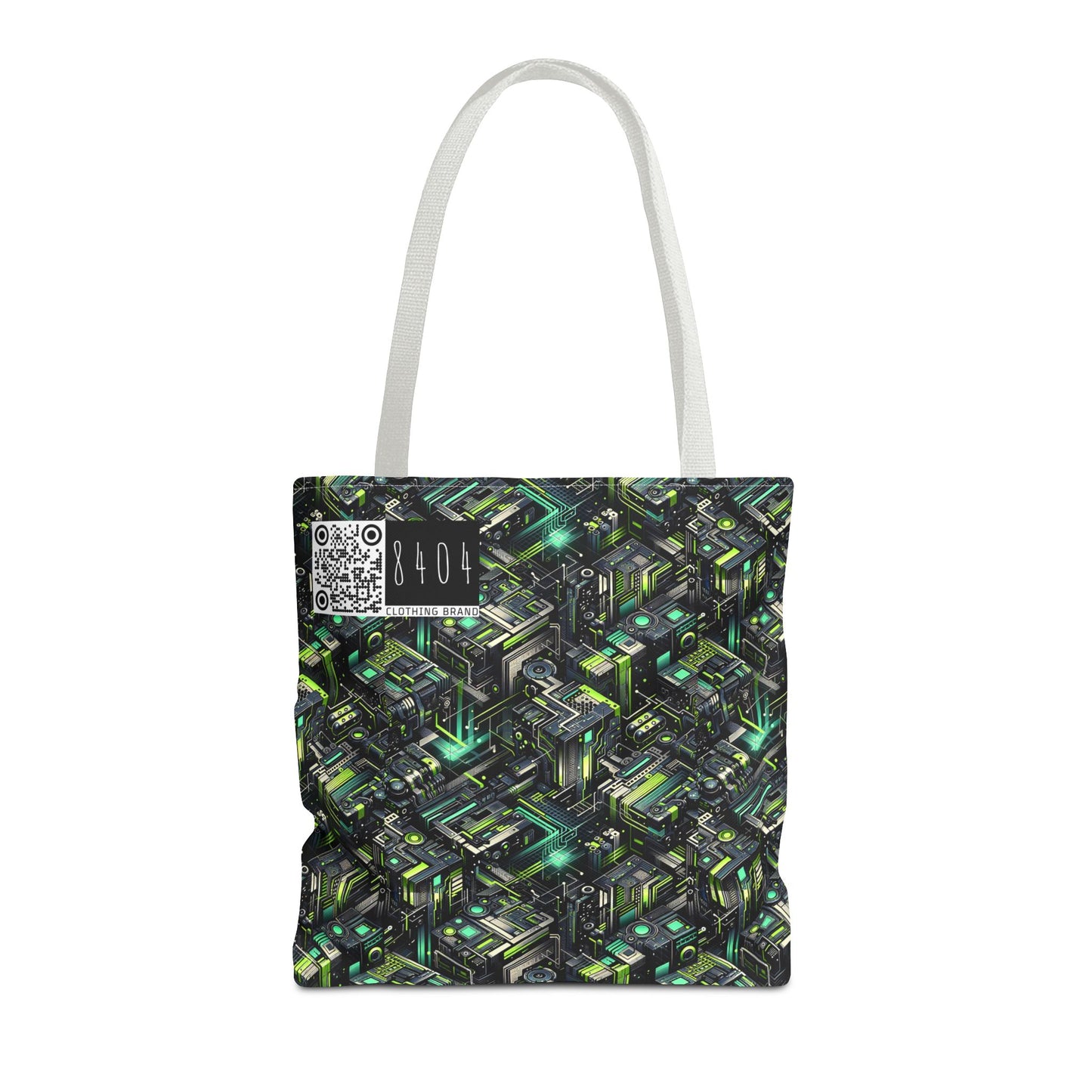 Tech-Infused Graphics Tech-Forward Streetwear Tote Bag - 8404 Design-47