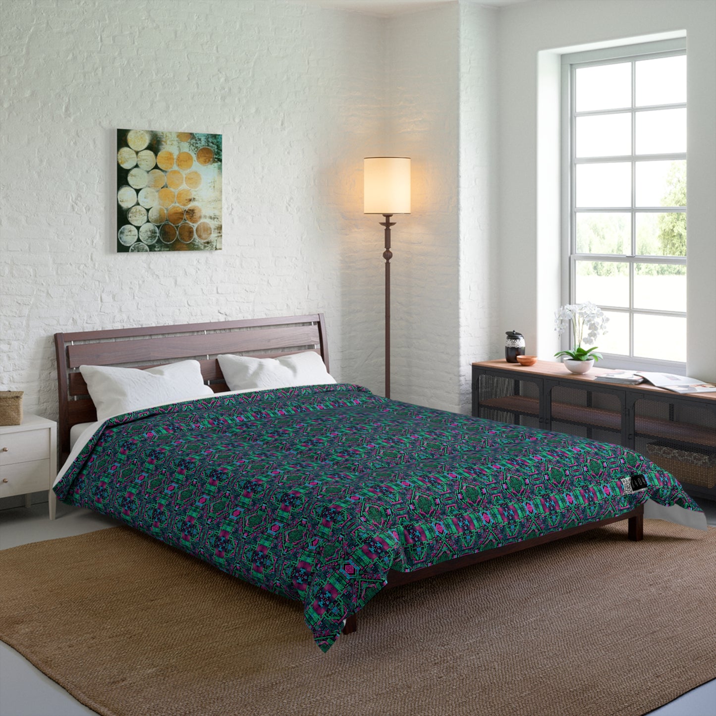 Digital Glitch Vibes Tech-Inspired Streetwear Comforter - 8404 Design-71