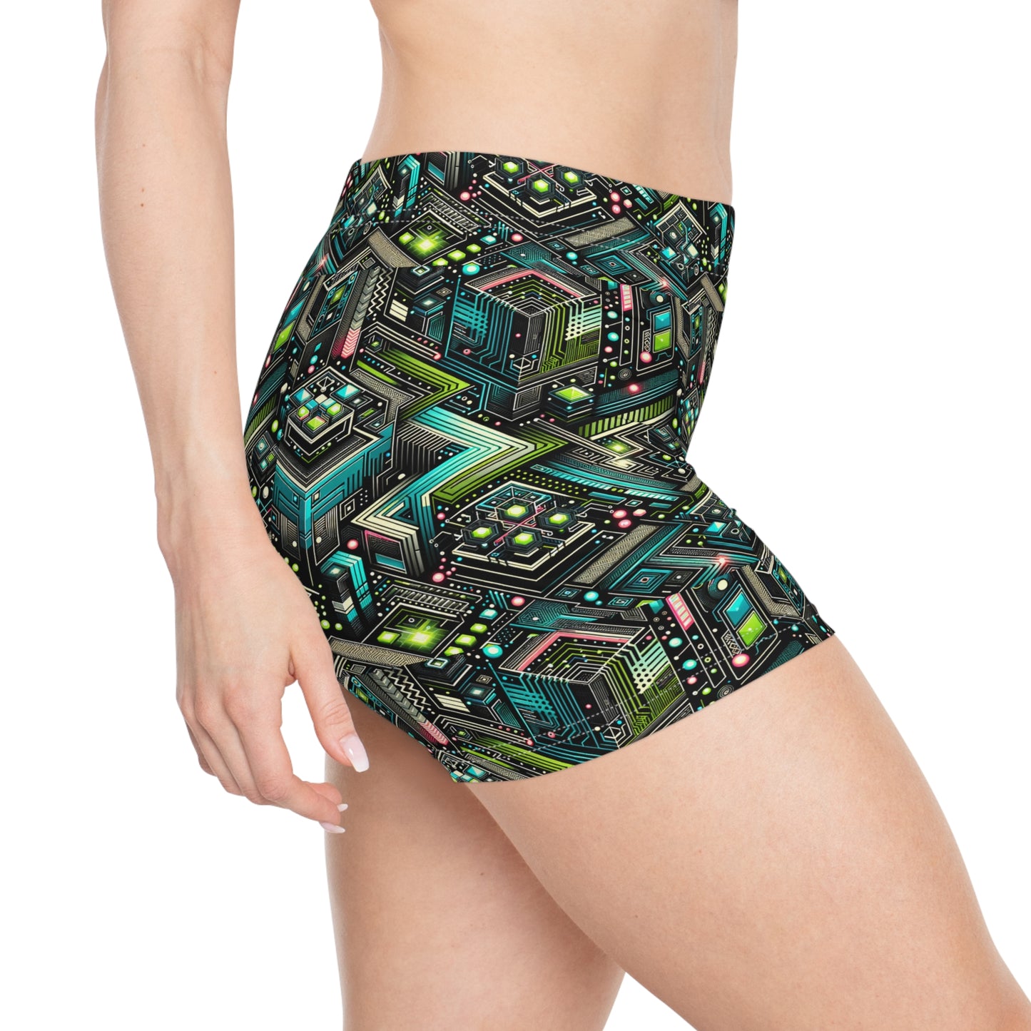 Women's Shorts (aop) Future Tech