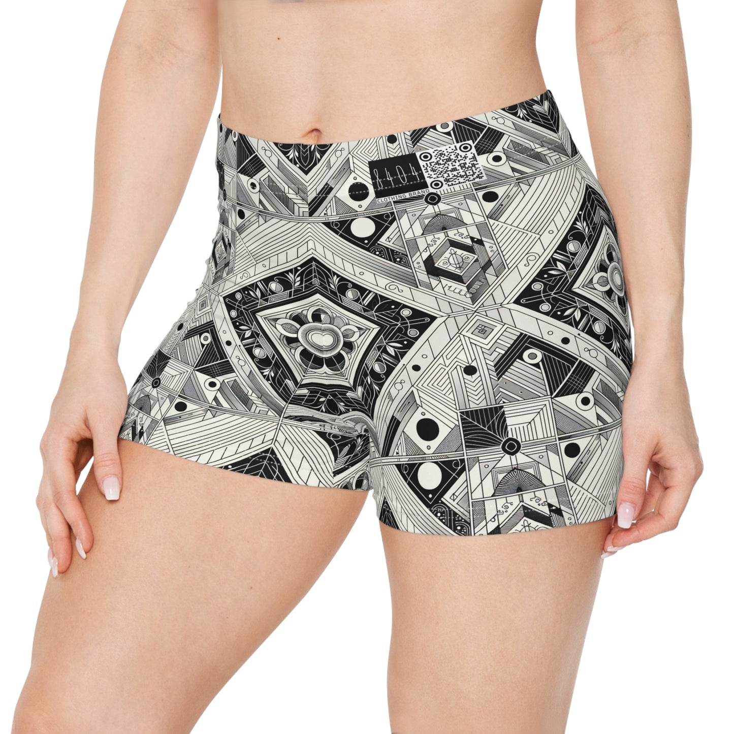 Tech Minimalism Minimalist Tech Women's Shorts - 8404 Design-54