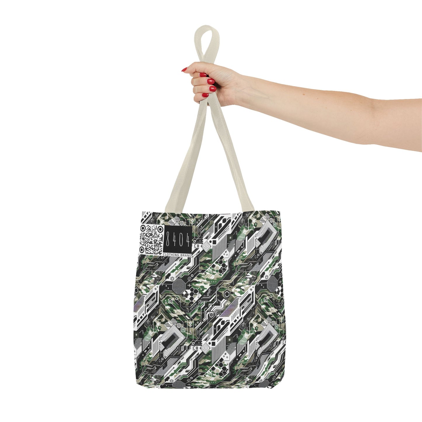 Tech Camo Fusion Tech-Forward Streetwear With a Futuristic Edge Tote Bag - 8404 Design-46