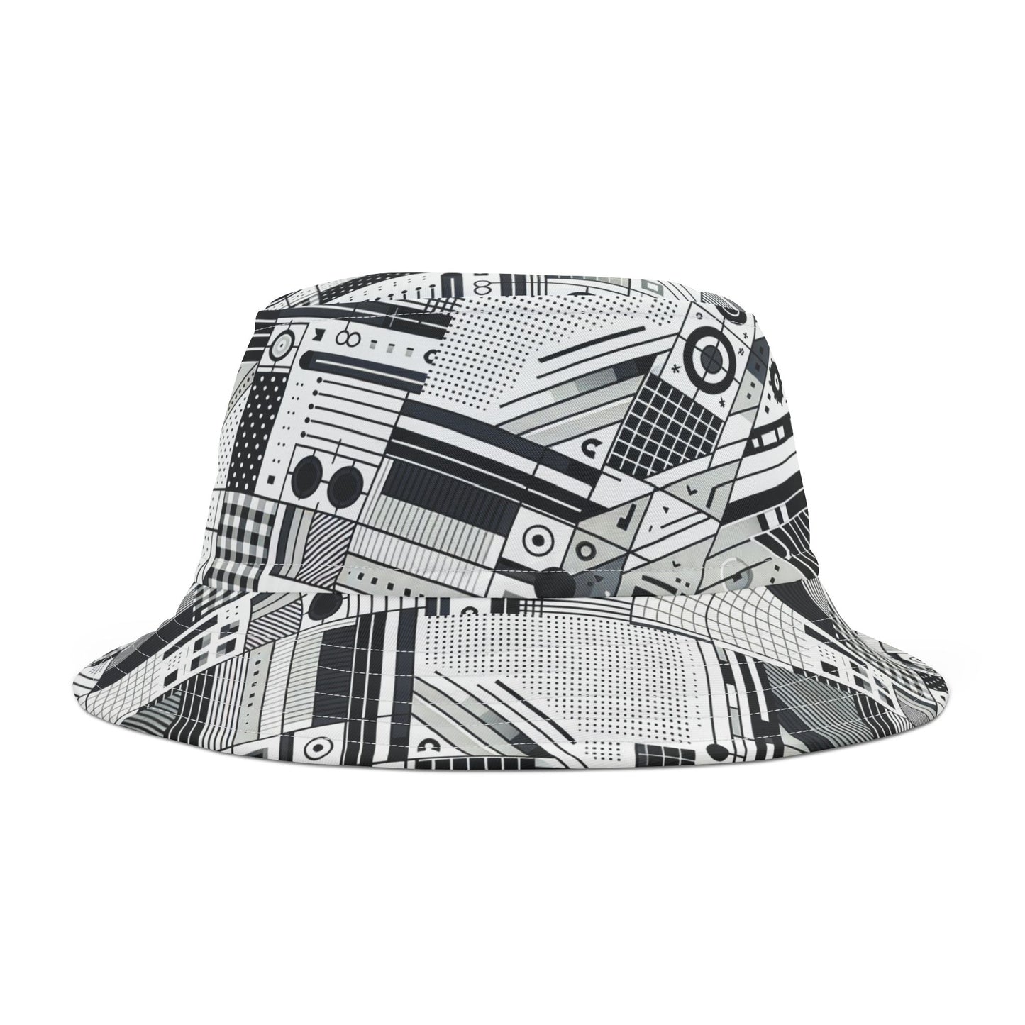 Digital Minimalism Minimalist Tech Bucket Hat - 8404 Design-52