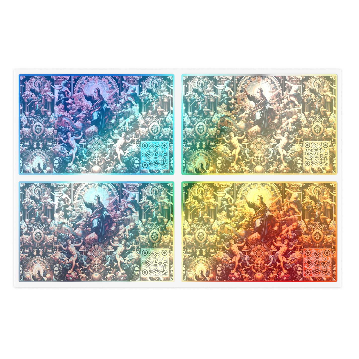 Digital Renaissance Luxurious Streetwear Inspired By Classical Art With a Modern Twist Sticker Sheets - 8404 Design-64