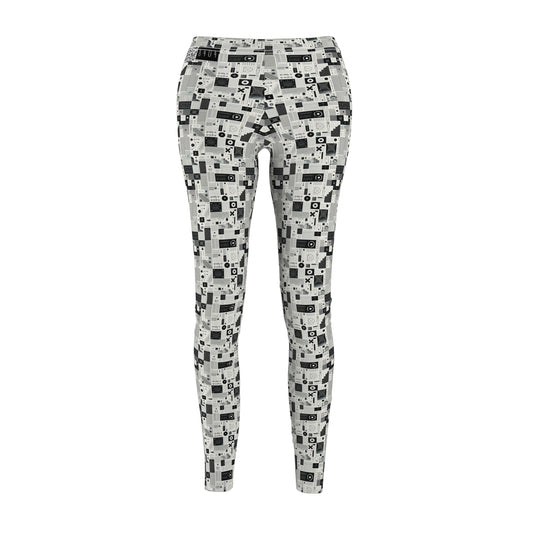 Digital Minimalism Minimalist Tech Women's Cut & Sew Casual Leggings - 8404 Design-50