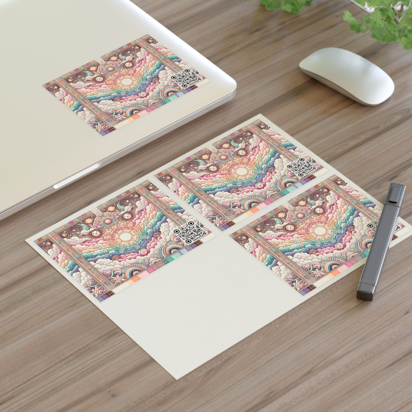 Digital Dreamland Whimsical and Nostalgic Streetwear With a Digital Twist Sticker Sheets - 8404 Design-56