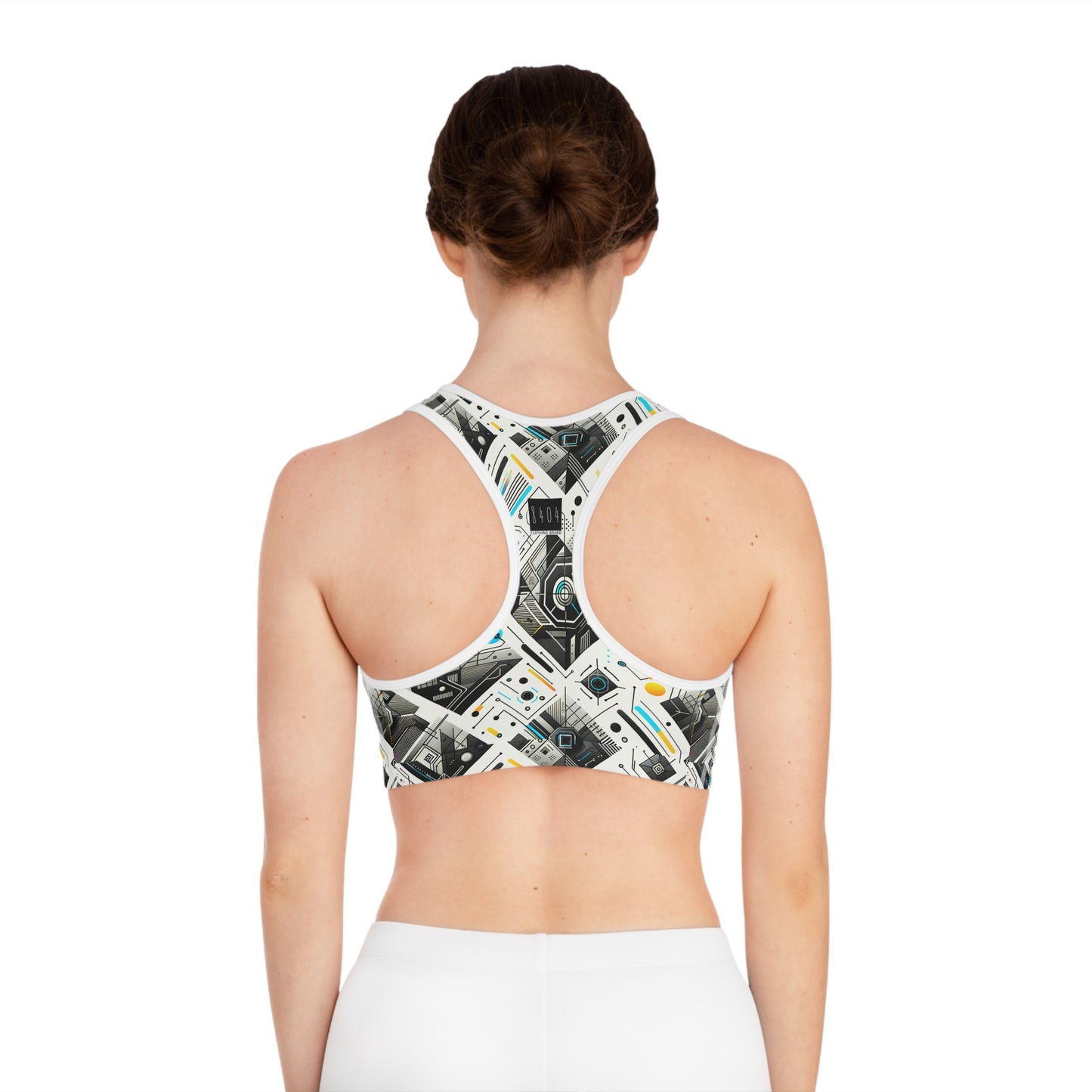 Tech Minimalism Minimalist Tech Sports Bra - 8404 Design-47