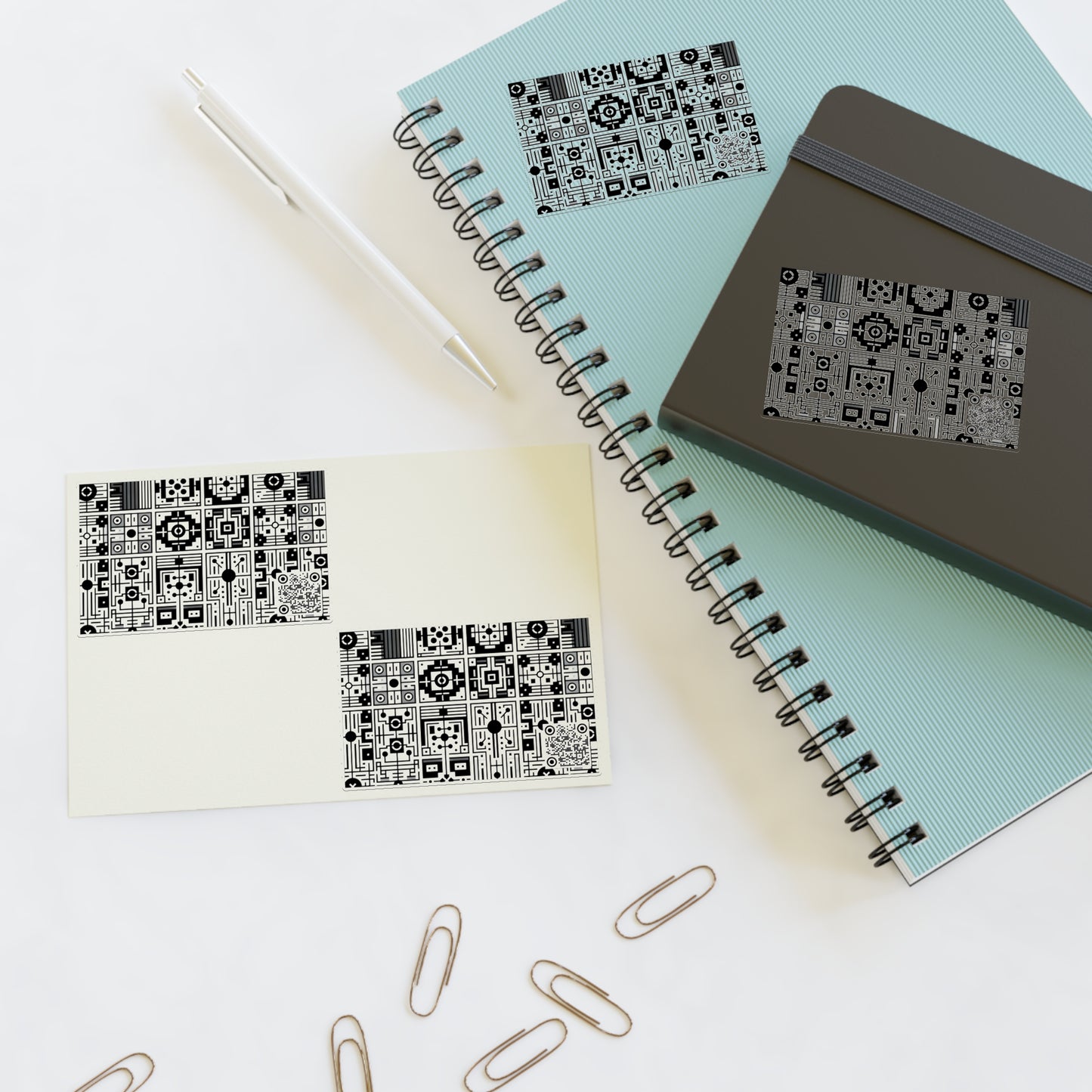 Digital Minimalism Minimalist Tech Sticker Sheets - 8404 Design-55