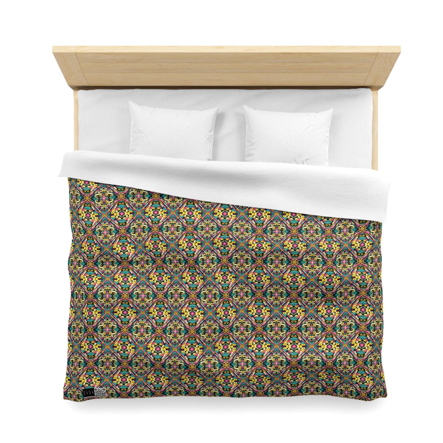 Neon Pop Art Revival Pop Culture Retro Microfiber Duvet Cover - 8404 Design-59