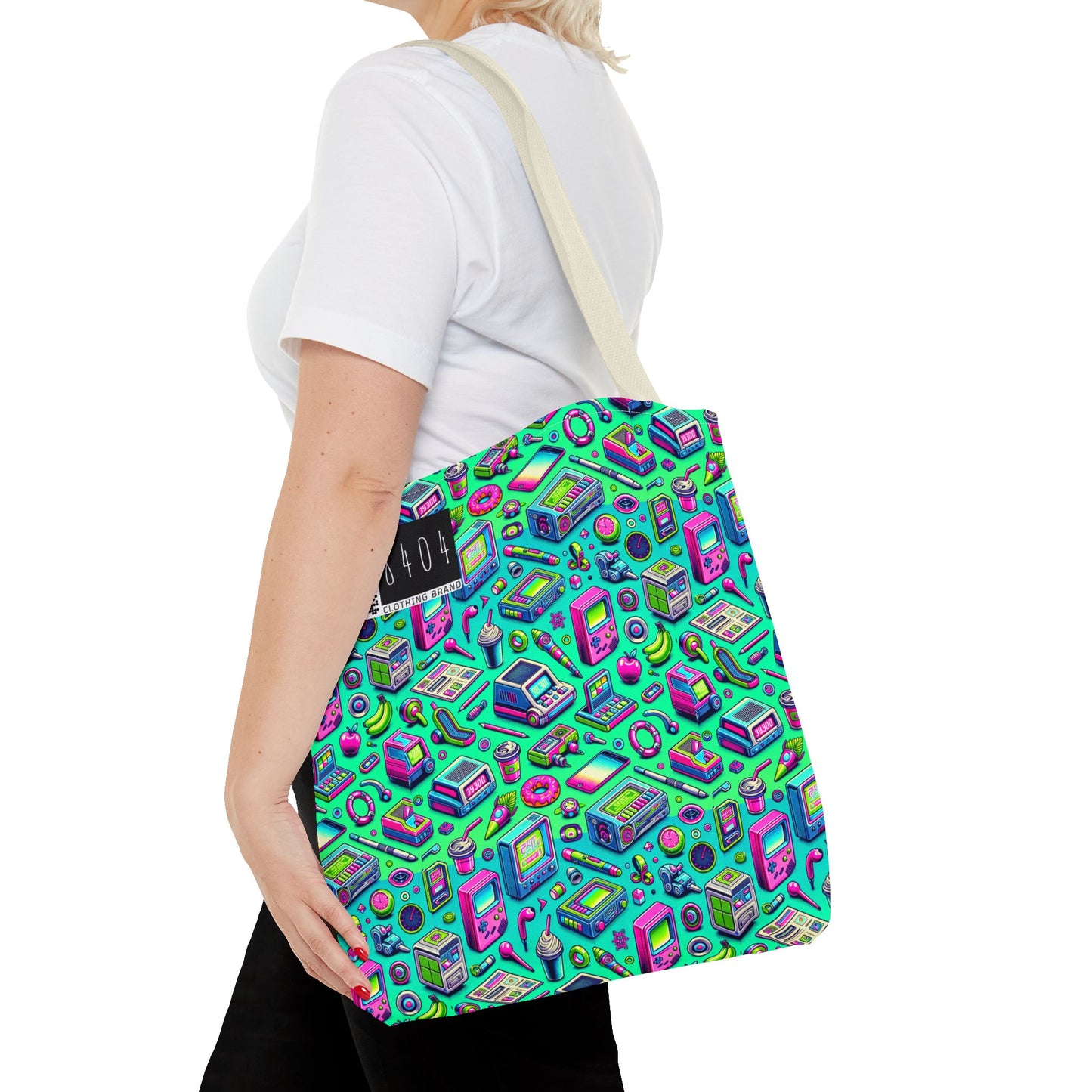 Y2k Revival Nostalgic Futurism Tote Bag - 8404 Design-48