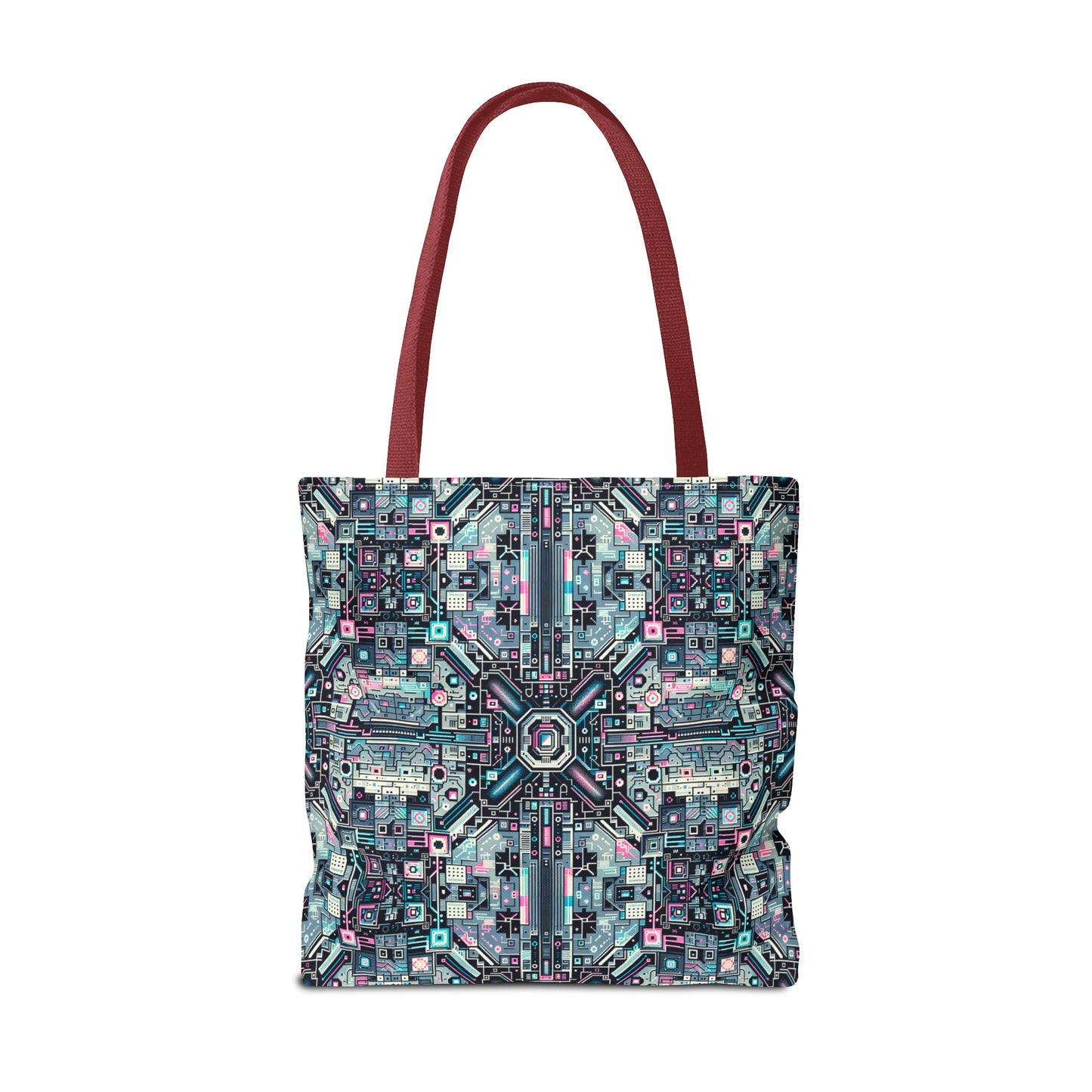 Digital Renaissance Tech-Forward Maximalism Tote Bag - 8404 Design-44