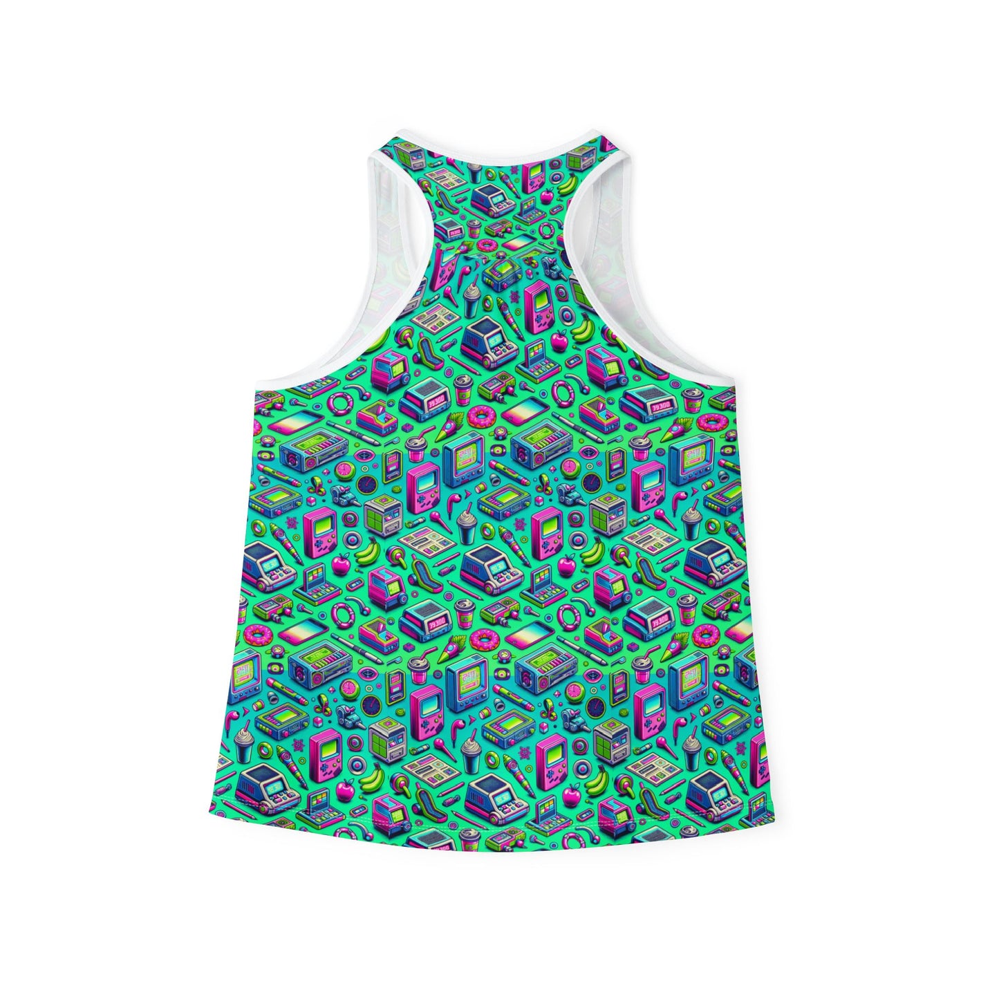 Y2k Revival Nostalgic Futurism Women's Tank Top - 8404 Design-48