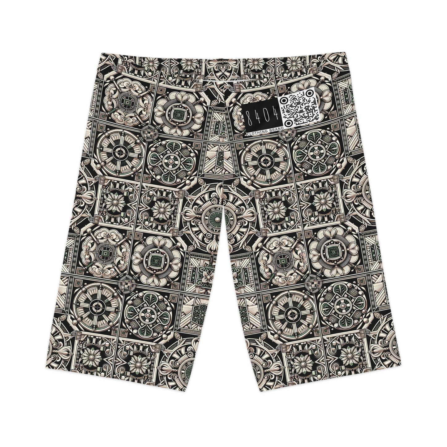 Cyber Garden Party Tech Garden Extravaganza Women's Bike Shorts - 8404 Design-45