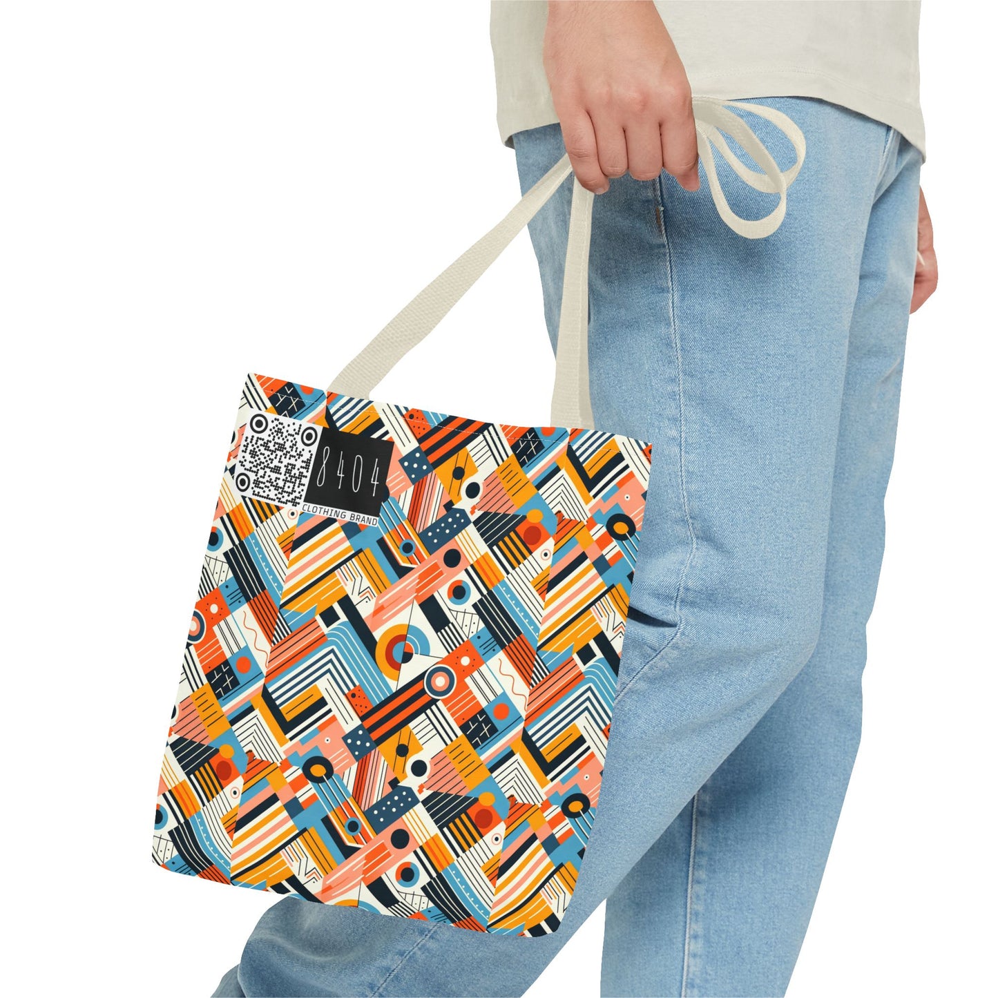 Abstract Graphic Art Modern Artistic Expression Tote Bag - 8404 Design-54