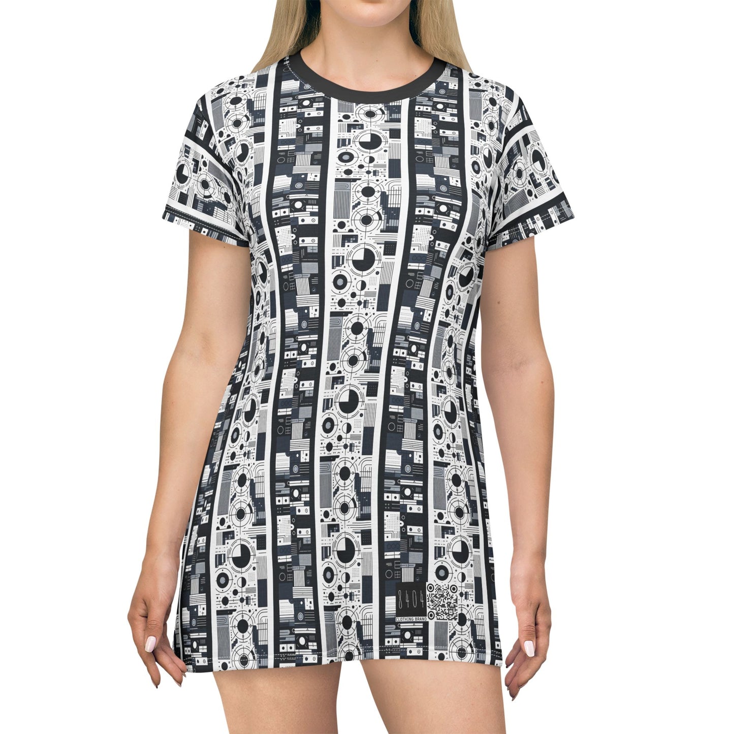 Minimalist Athleisure Minimalist Tech T-Shirt Dress - 8404 Design-54