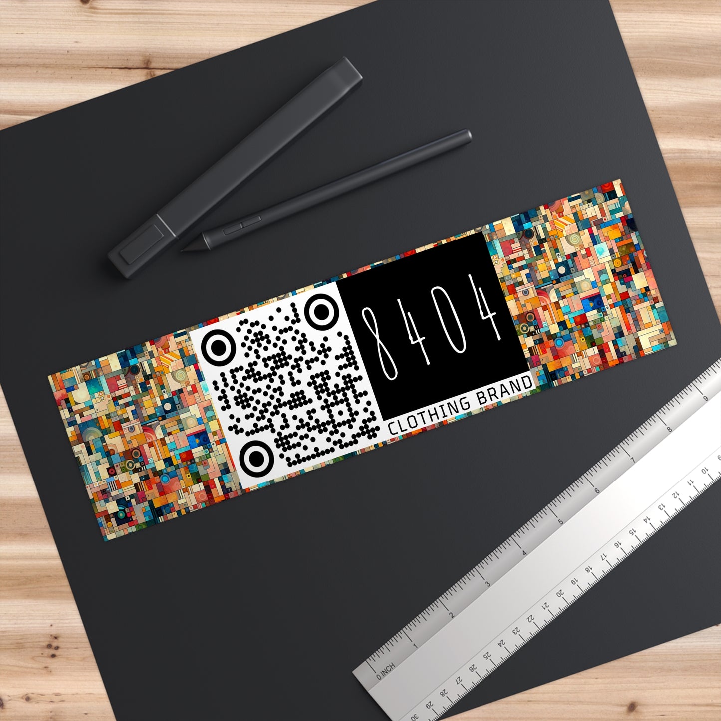 Digital Artistic Expression Artistic Streetwear Bumper Sticker - 8404 Design-46