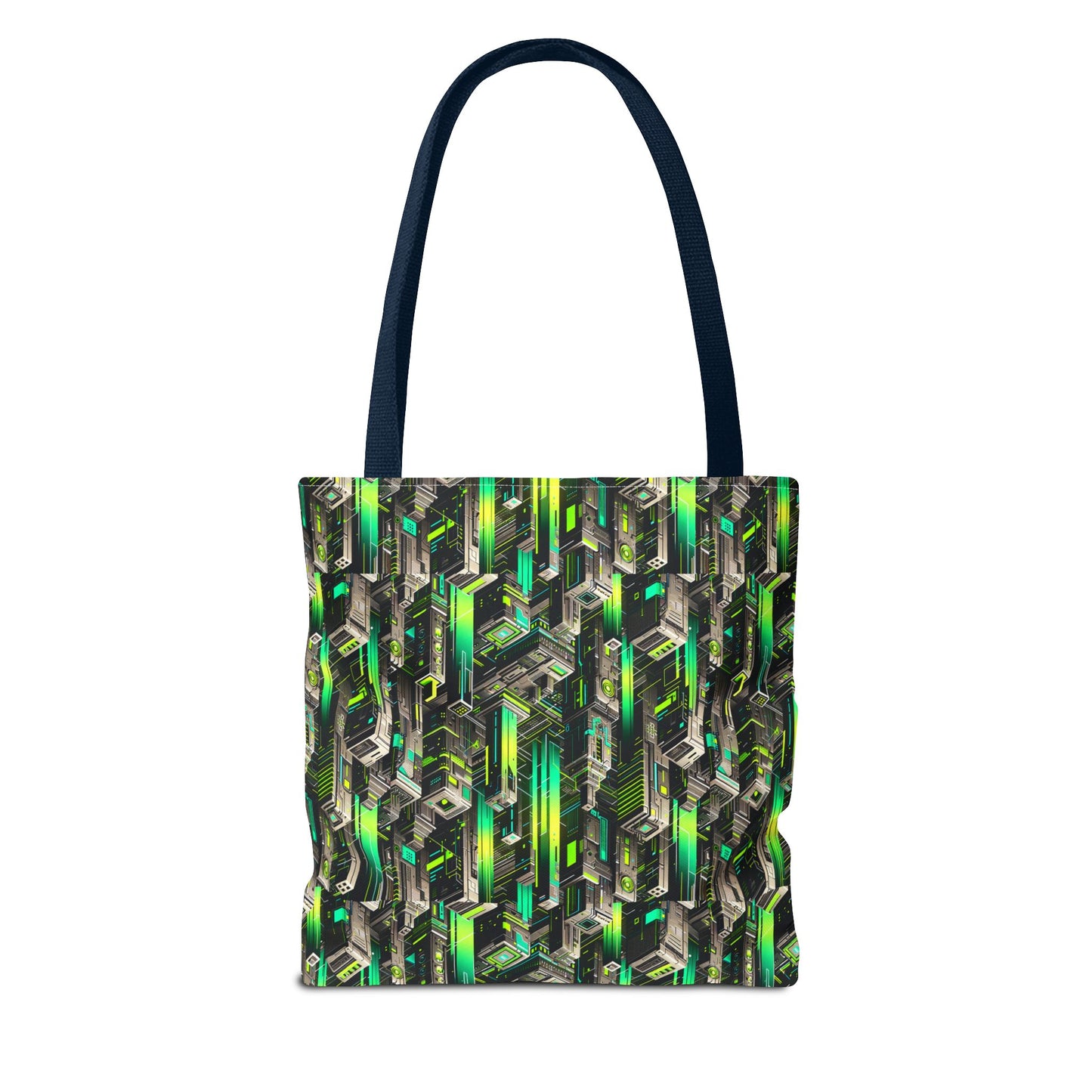 Digital Rebellion Tech-Forward Streetwear Tote Bag - 8404 Design-63