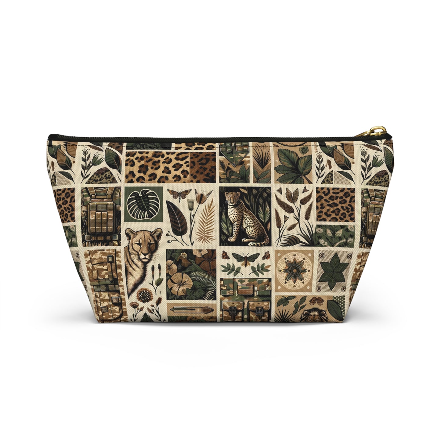 Streetwear Safari Urban Jungle Explorer Accessory Pouch W T-Bottom - 8404 Design-51