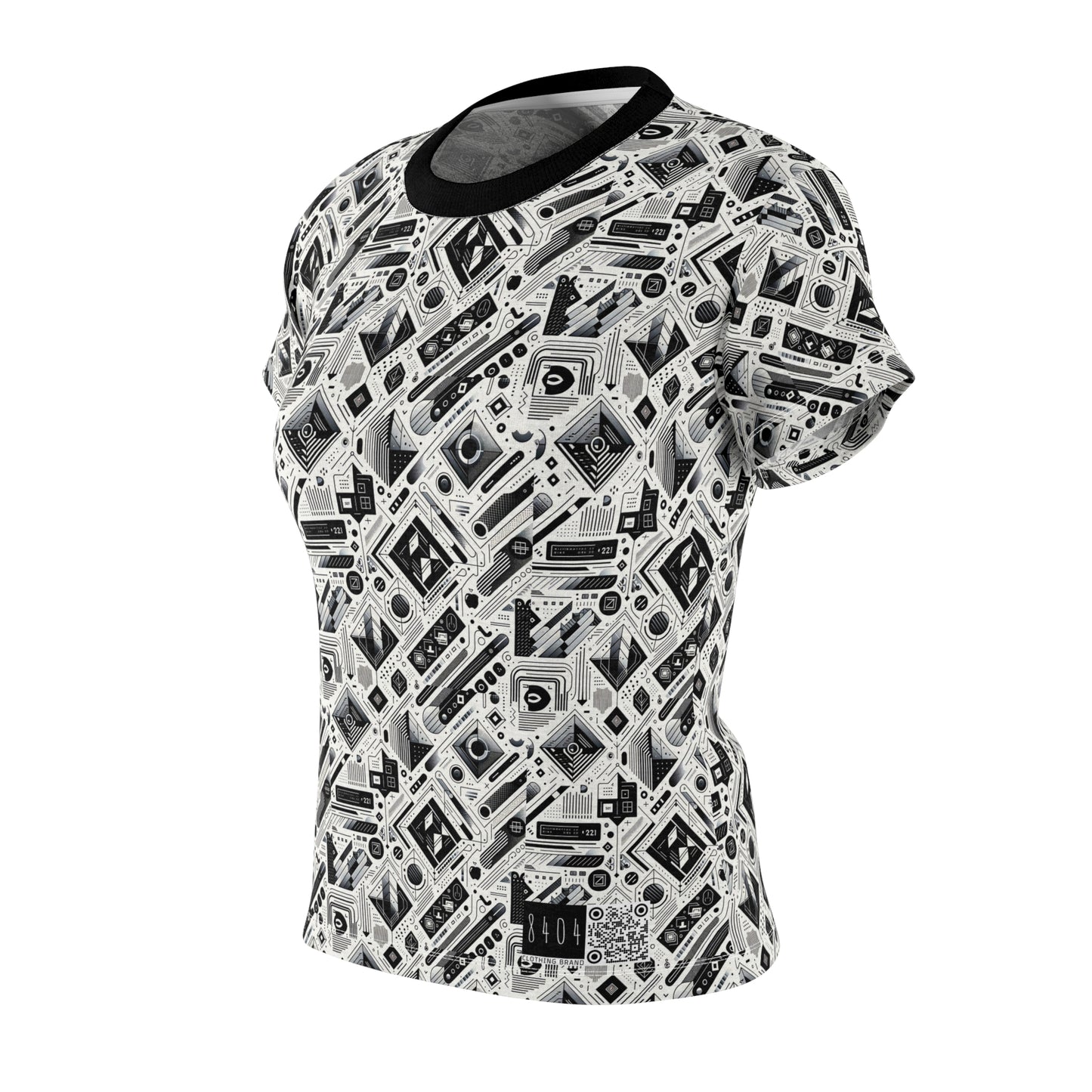 Tech Minimalism Minimalist Tech Women's Cut & Sew Tee - 8404 Design-72