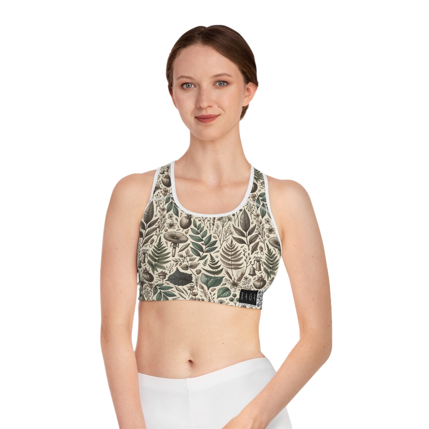 Sustainable Streetwear Modern Eco-Conscious Sports Bra - 8404 Design-57