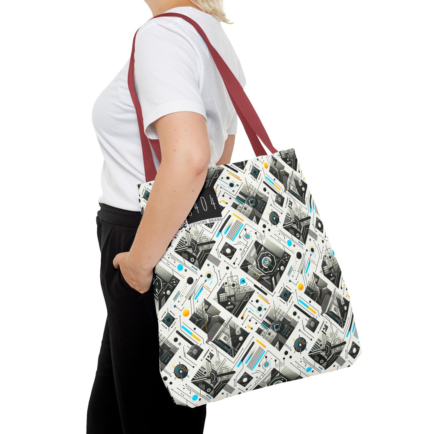 Tech Minimalism Minimalist Tech Tote Bag - 8404 Design-47