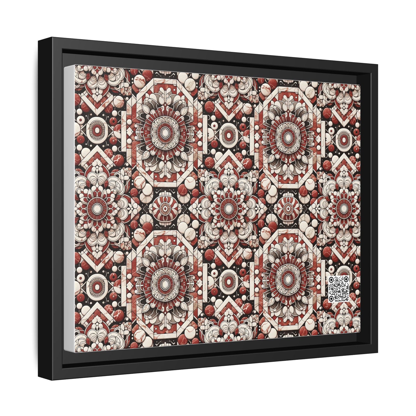 Neo Jomon Sculptural Aesthetics Artisanal Streetwear Matte Canvas, Framed (multi-Color) - 8404 Design-55 A