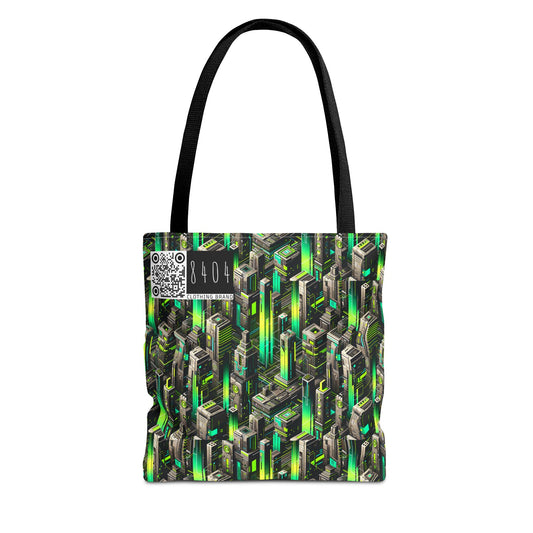 Digital Rebellion Tech-Forward Streetwear Tote Bag - 8404 Design-63