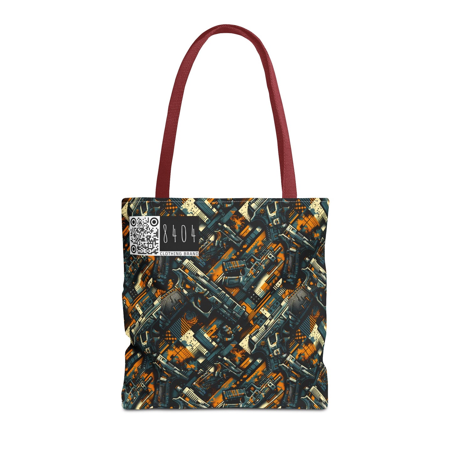 Digital Punk Futuristic Grunge Tote Bag - 8404 Design-47