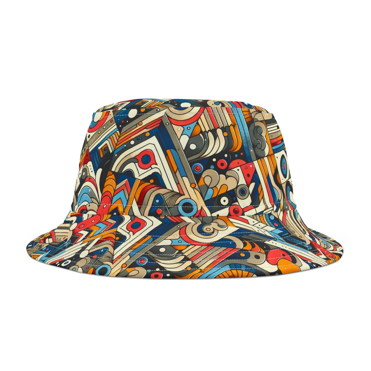 Abstract Graphic Art Modern Artistic Expression Bucket Hat - 8404 Design-62
