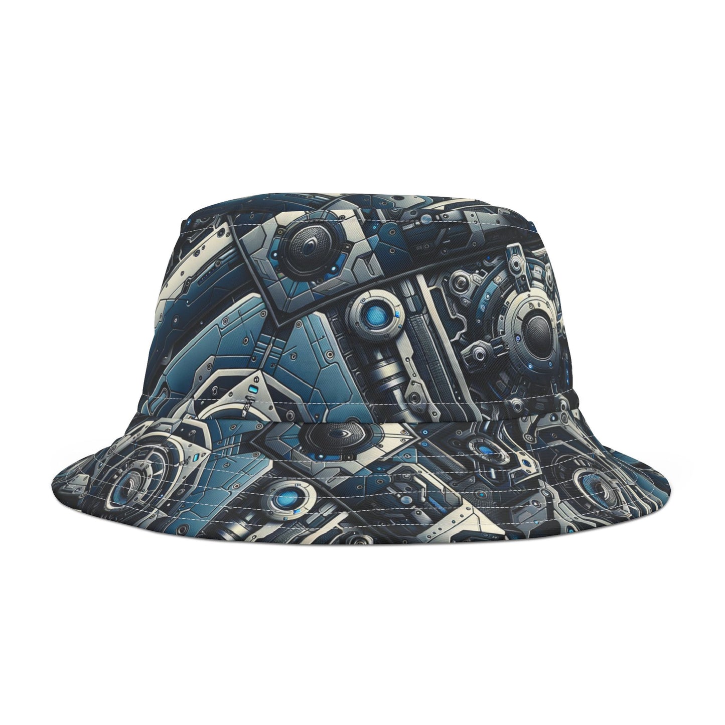 Tech Utility Fusion Tech-Forward Utility With a Futuristic Edge Bucket Hat - 8404 Design-43