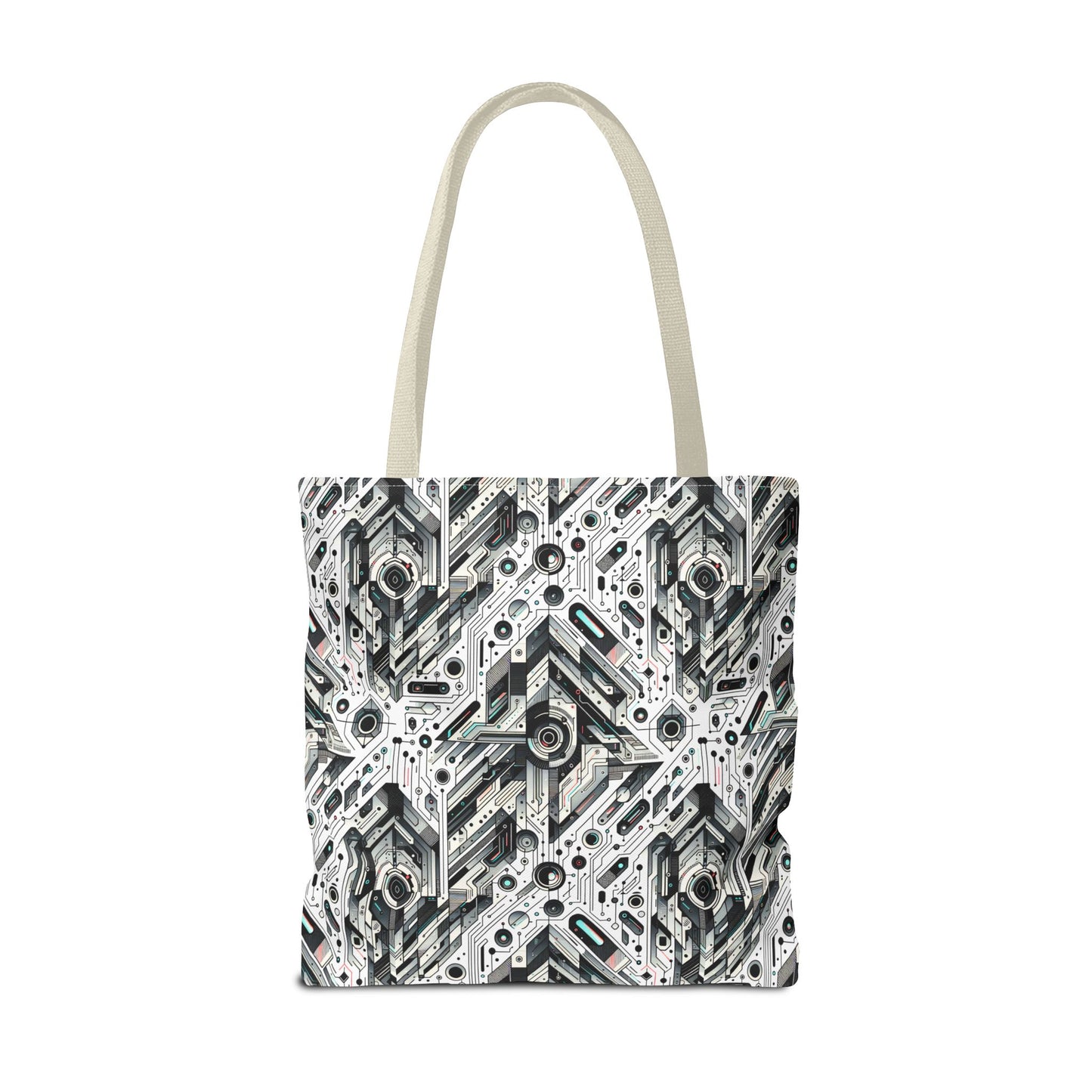 Tech-Infused Streetwear Tech-Forward Minimalism Tote Bag - 8404 Design-51