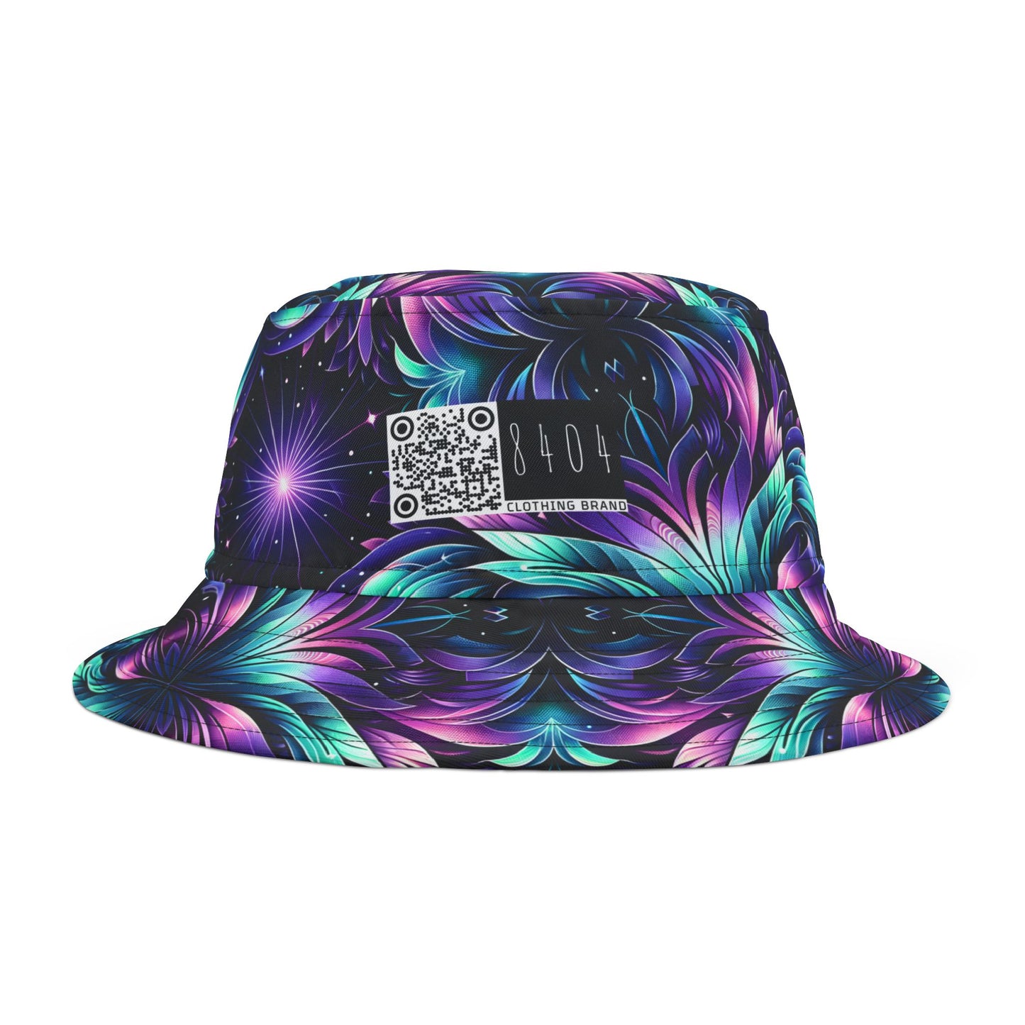 Iridescent Dream Futuristic Tech Bucket Hat - 8404 Design-60