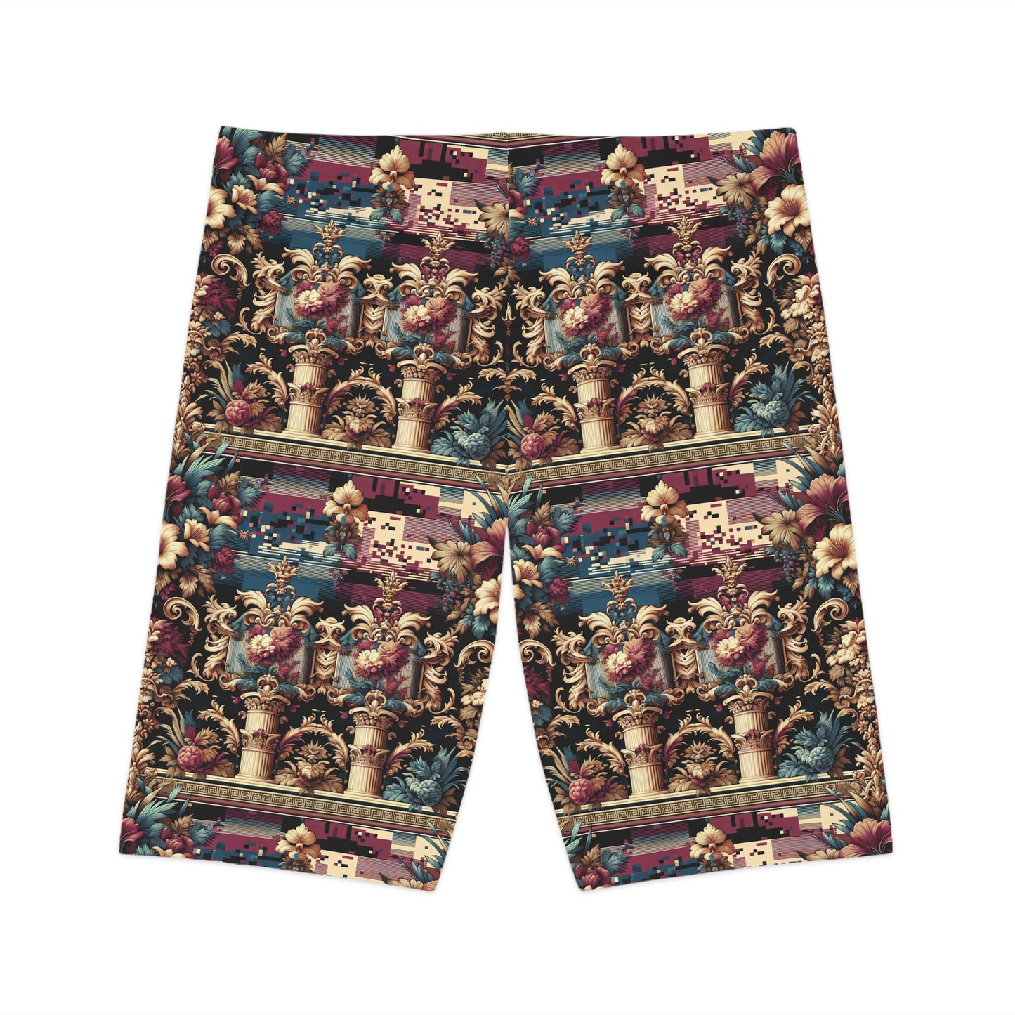 Digital Renaissance Modern Baroque Fusion Women's Bike Shorts - 8404 Design-58