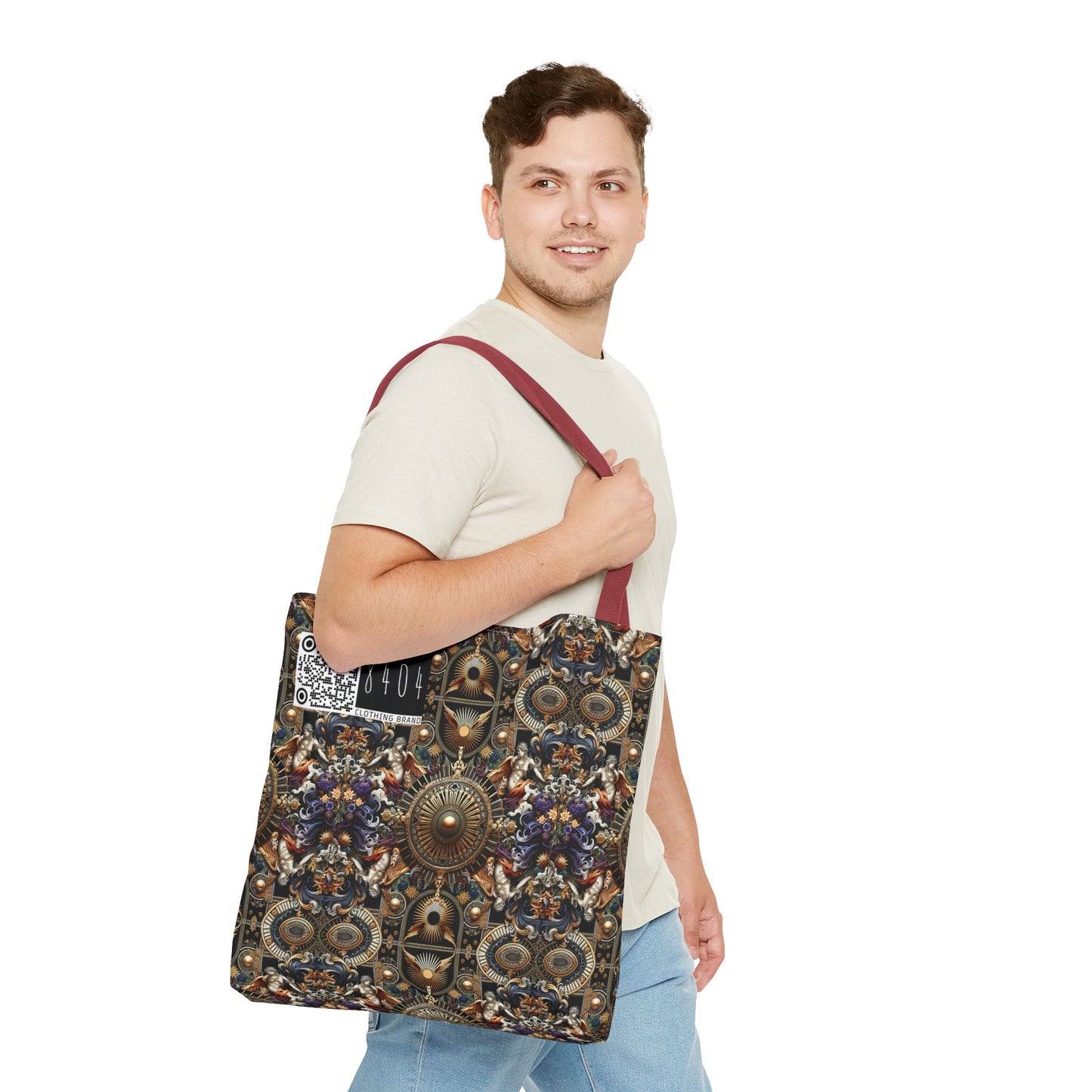 Digital Renaissance Luxurious Streetwear Inspired By Classical Art With a Modern Twist Tote Bag - 8404 Design-55