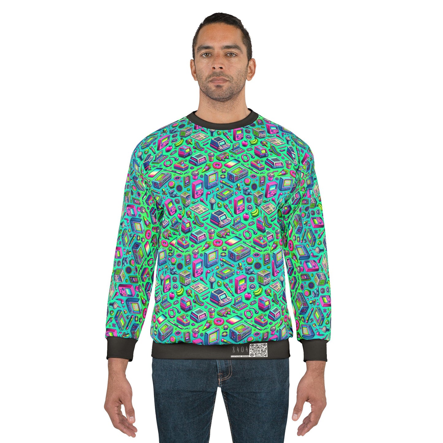 Y2k Revival Nostalgic Futurism Sweatshirt - 8404 Design-48