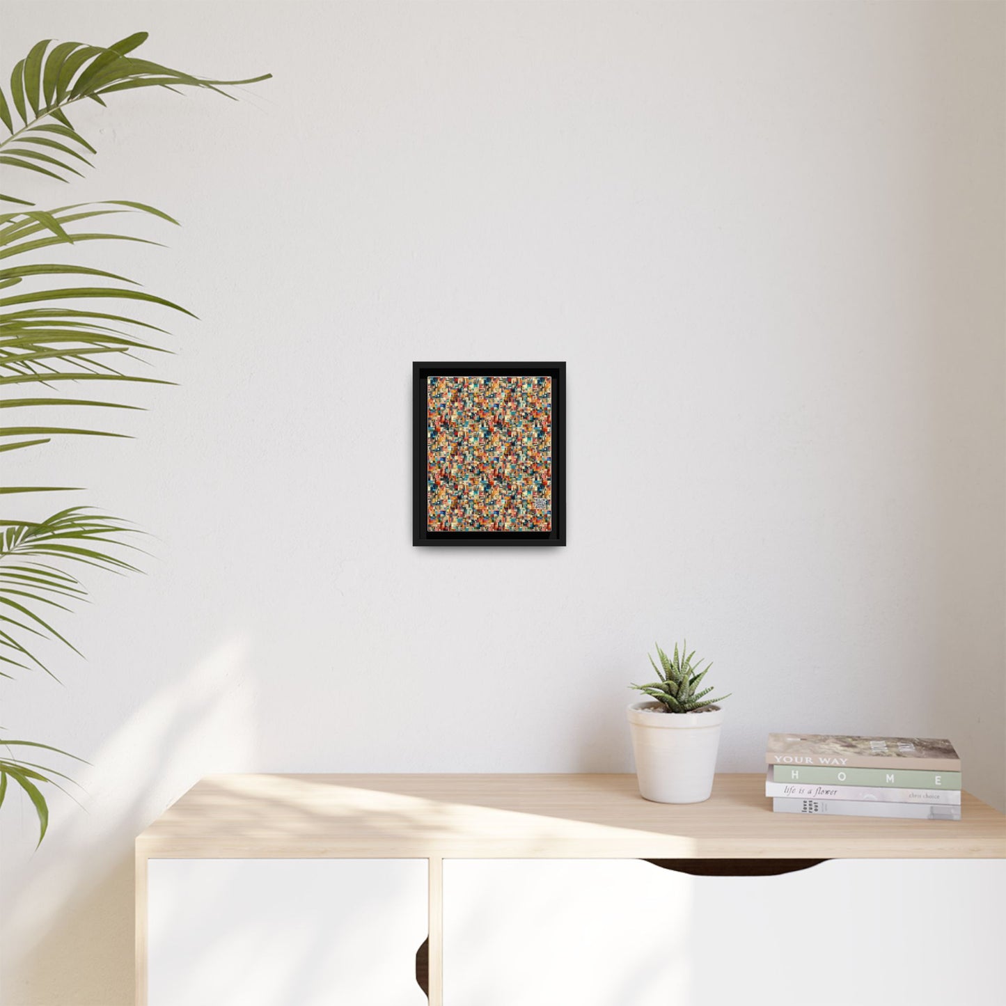 Digital Artistic Expression Artistic Streetwear Matte Canvas, Framed (multi-Color) - 8404 Design-46 B