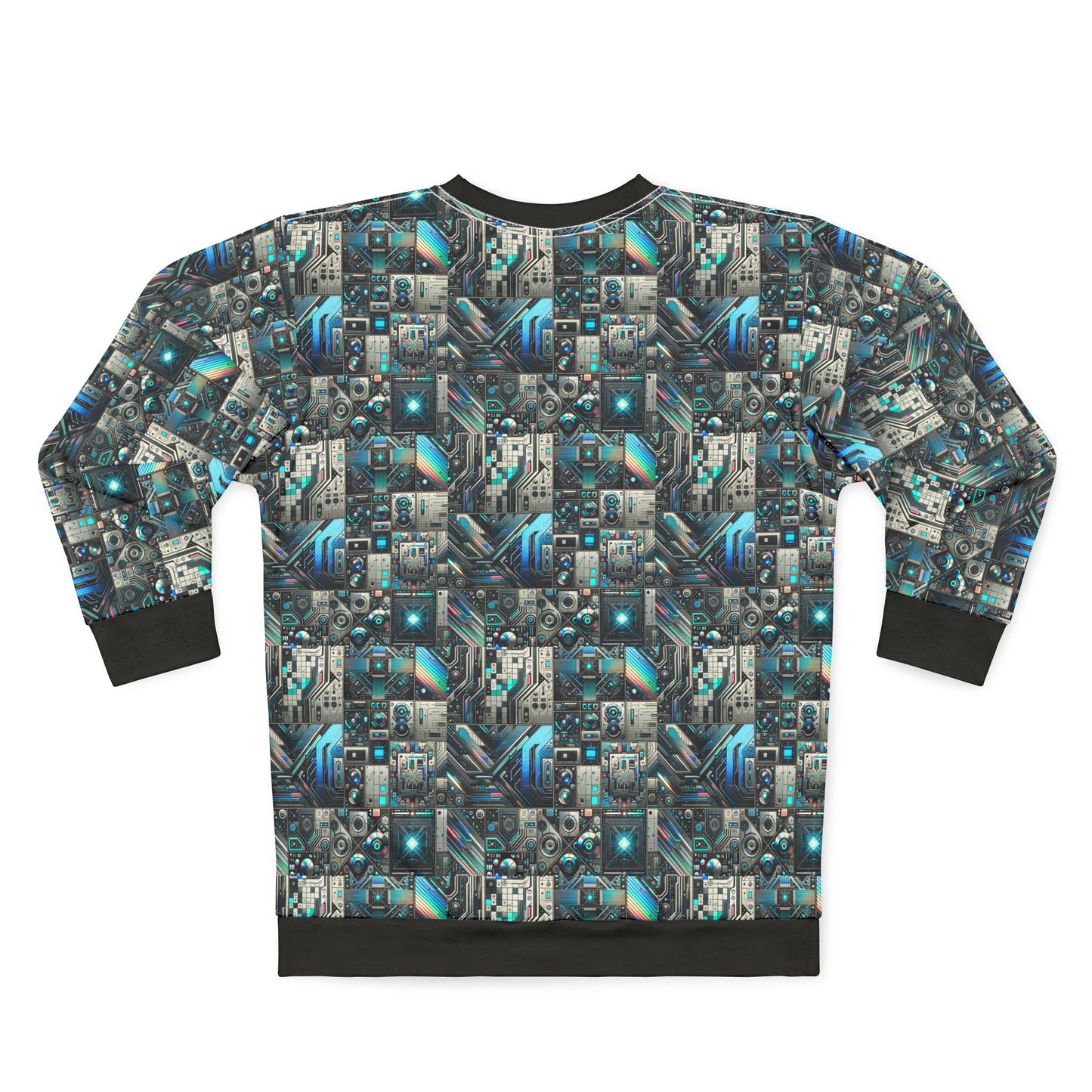 Tech-Infused Futurism Sleek Tech Edge Sweatshirt - 8404 Design-48