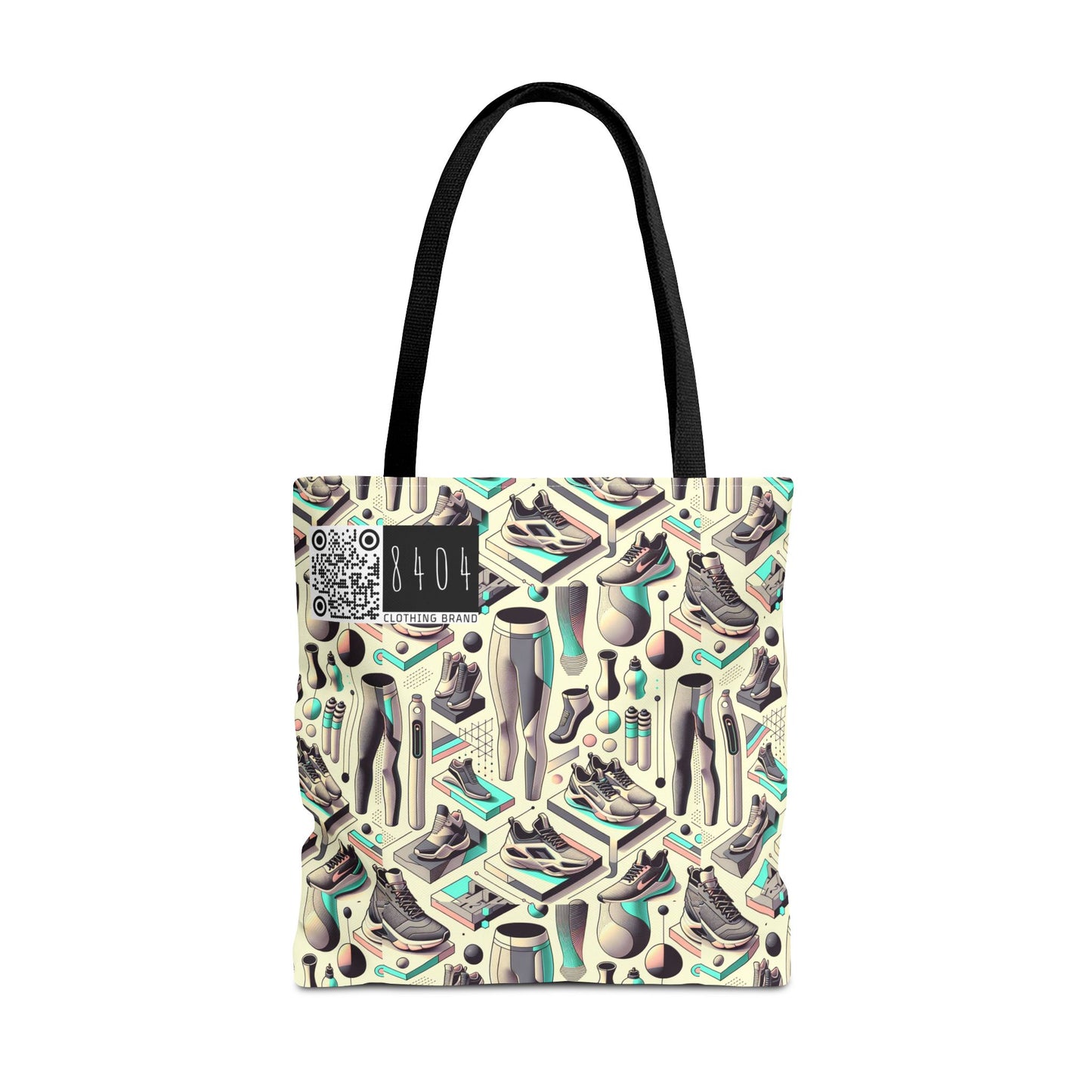 Tech-Infused Athleisure Futuristic Athletic Tech Tote Bag - 8404 Design-44