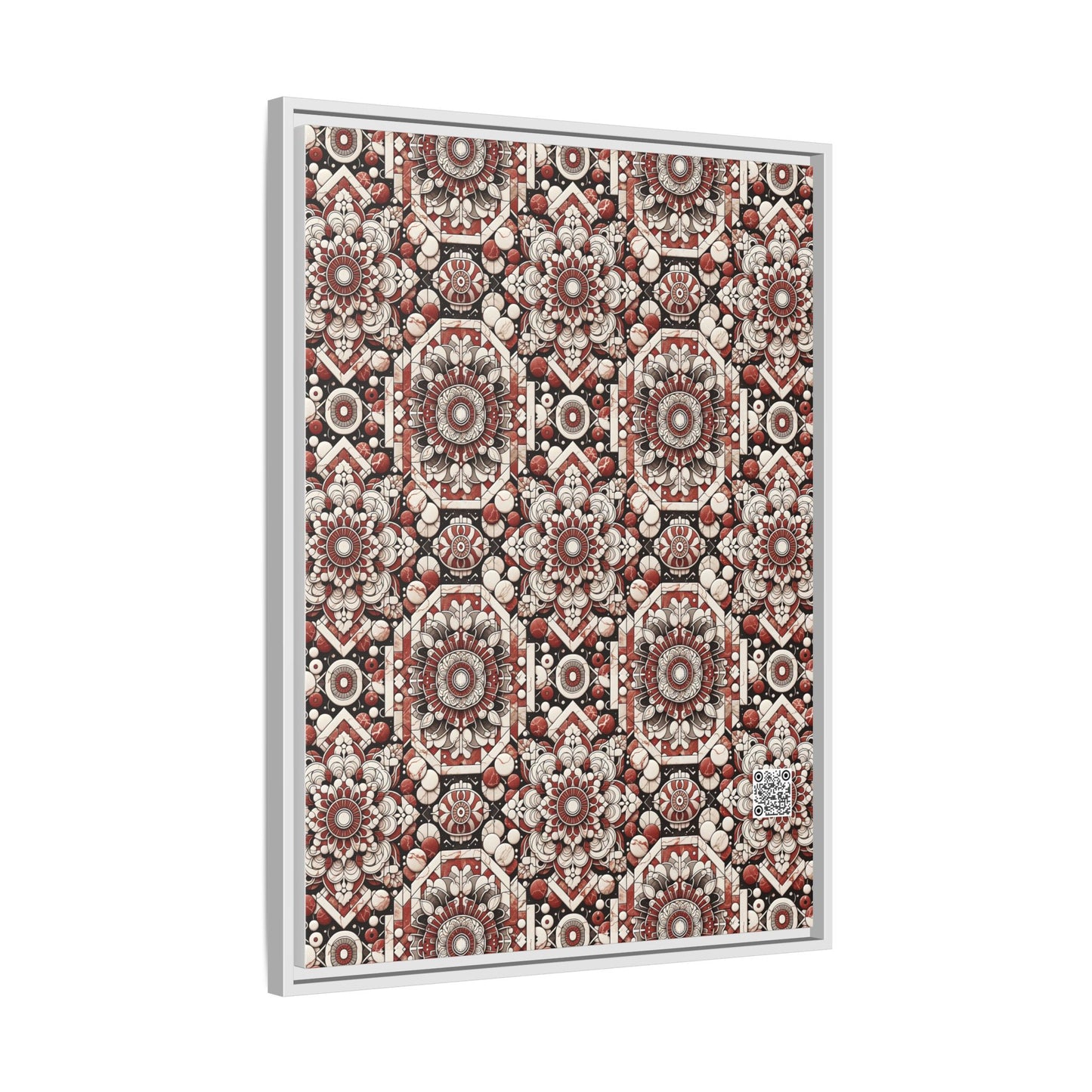 Neo Jomon Sculptural Aesthetics Artisanal Streetwear Matte Canvas, Framed (multi-Color) - 8404 Design-55 A