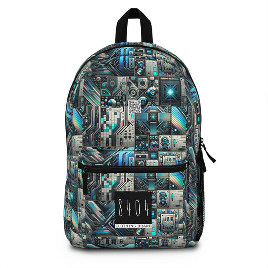 Tech-Infused Futurism Sleek Tech Edge Backpack - 8404 Design-48