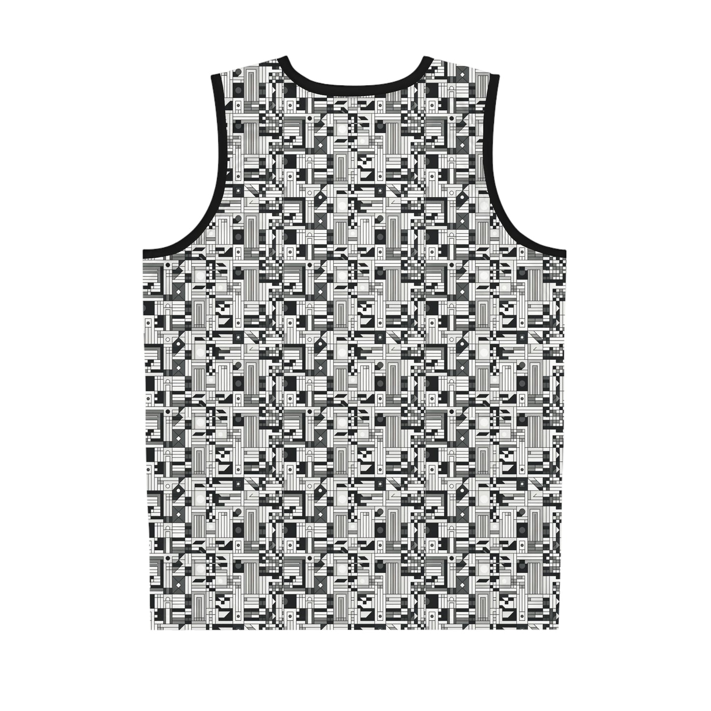 Digital Minimalism Minimalist Tech Basketball Jersey - 8404 Design-43
