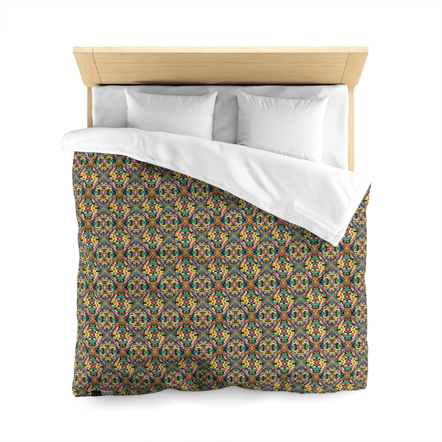 Neon Pop Art Revival Pop Culture Retro Microfiber Duvet Cover - 8404 Design-59