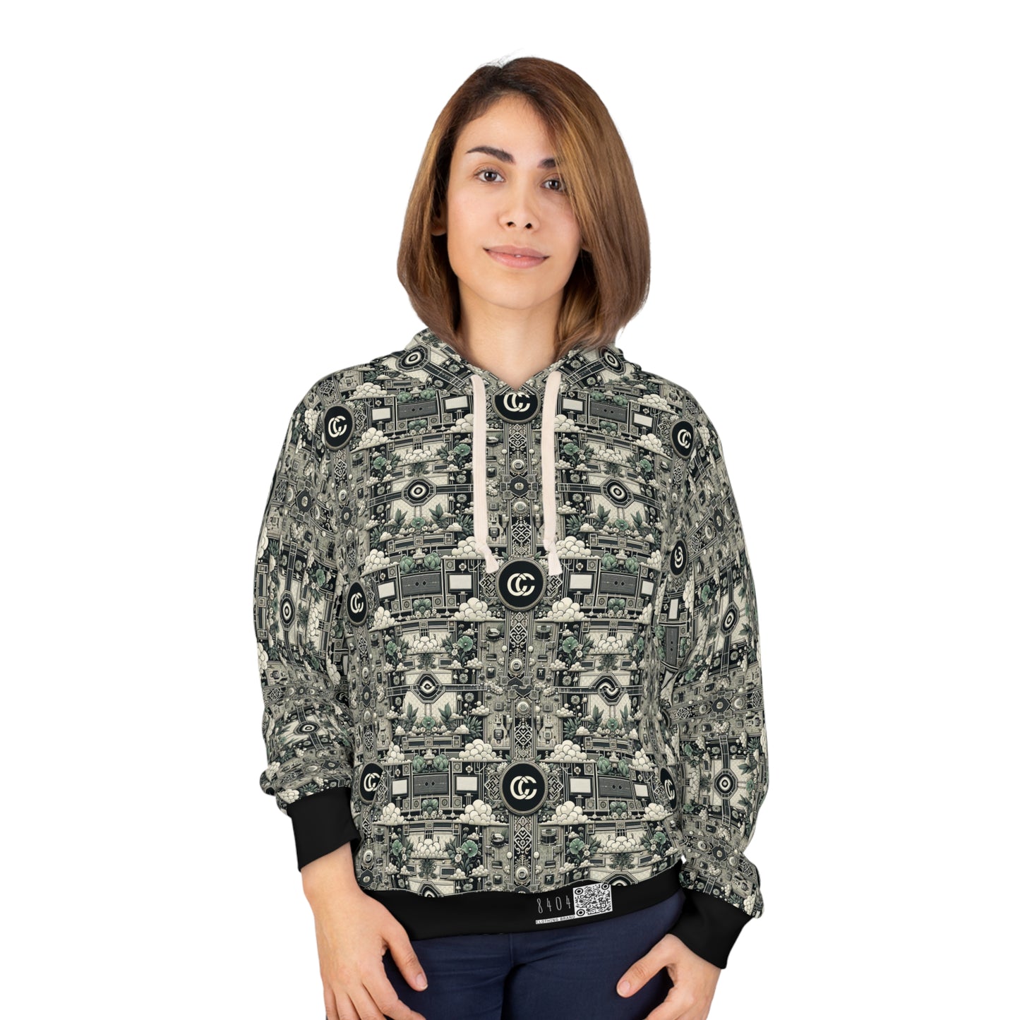 Cyber Garden Party Tech Garden Extravaganza Pullover Hoodie - 8404 Design-54