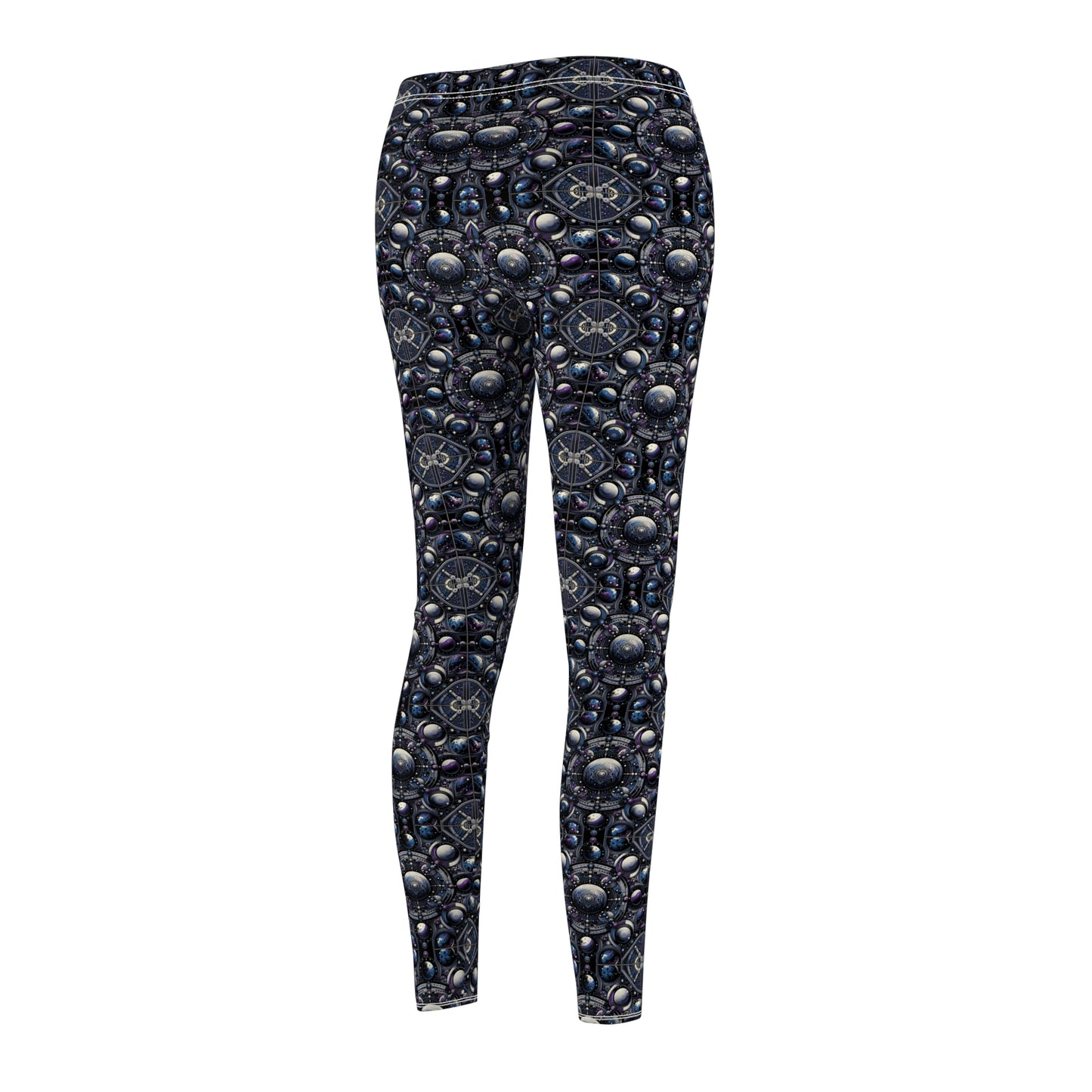 Tech Astronaut Tech-Forward Streetwear Meets Space Exploration Women's Cut & Sew Casual Leggings - 8404 Design-46