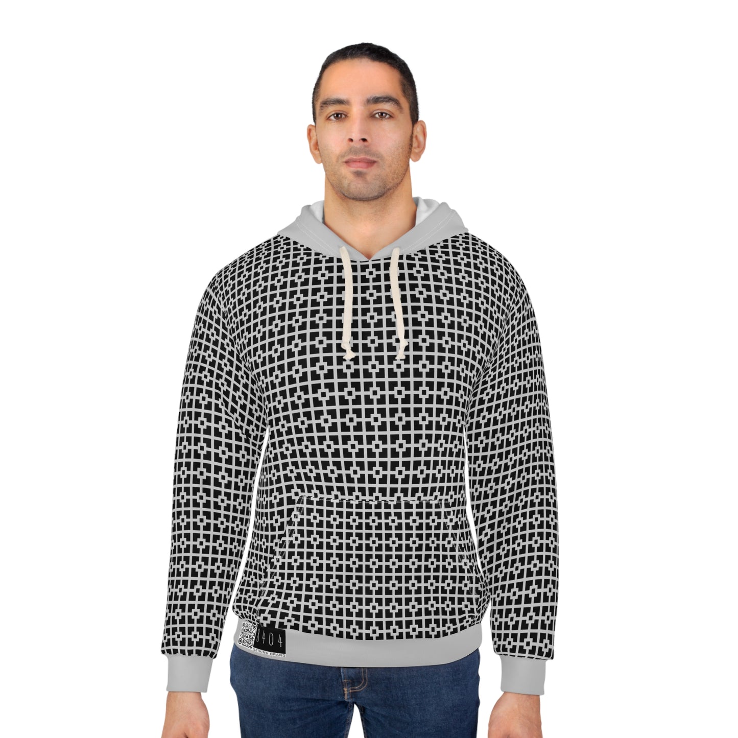 8404 Unisex Adult's "classy" in Silver Fashion Pullover Hoodie