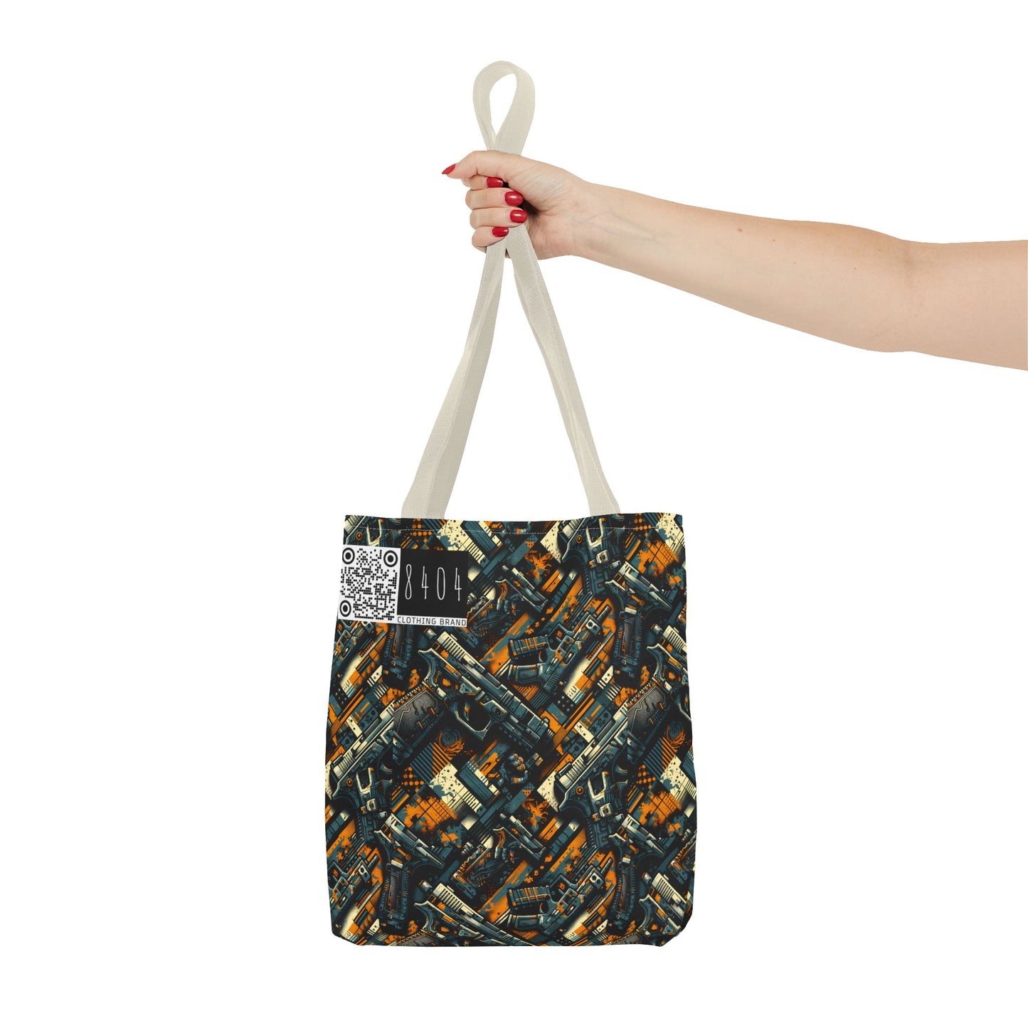 Digital Punk Futuristic Grunge Tote Bag - 8404 Design-47