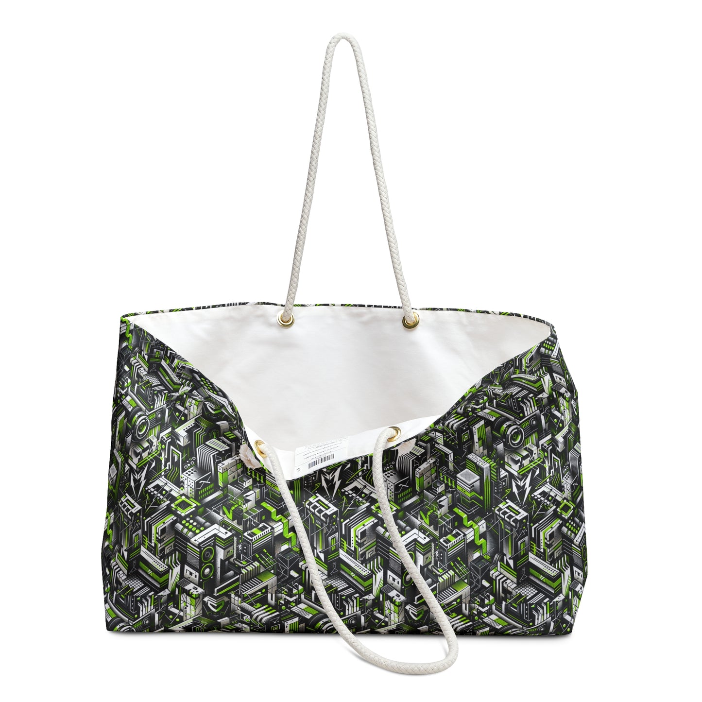 Graffiti Tech Fusion Bold Streetwear Fusion Weekender Bag - 8404 Design-53