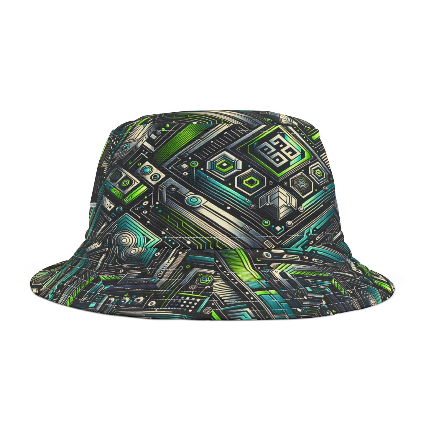 Tech-Infused Streetwear Tech-Forward Minimalism With Bold Digital Prints Bucket Hat - 8404 Design-52